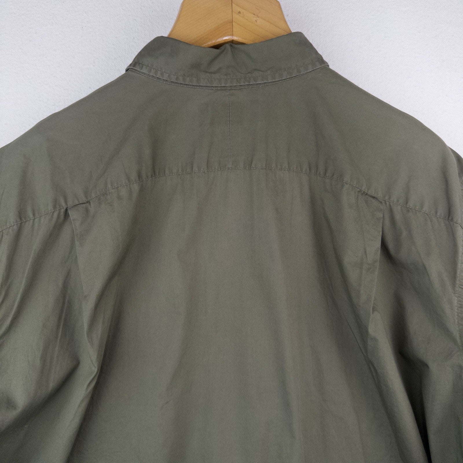 90’s Vtg Polo Ralph Lauren Lightweight SS Button Up Shirt Mens 2XL Green Utility