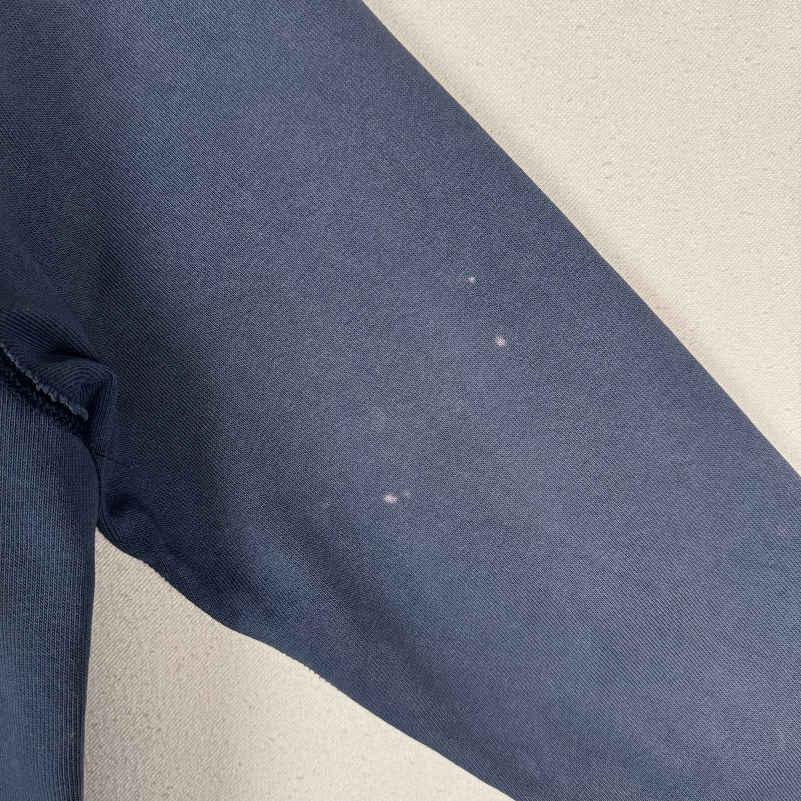 Vtg Ralph Lauren Polo Jeans Co Hoodie Sweatshirt Men's M Navy Crest *Sun Faded