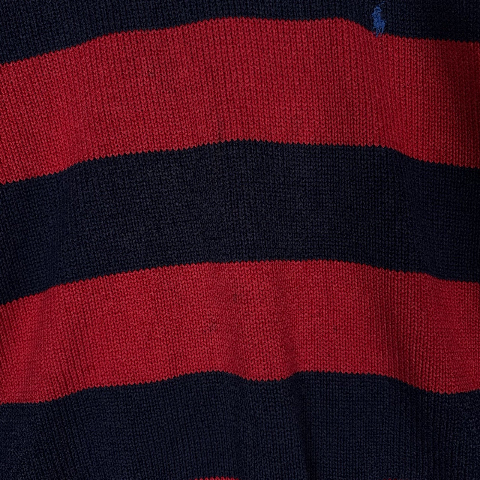 90’s Vtg Polo Ralph Lauren Knit Sweater Men’s M Red Navy Blue Color Block *Read