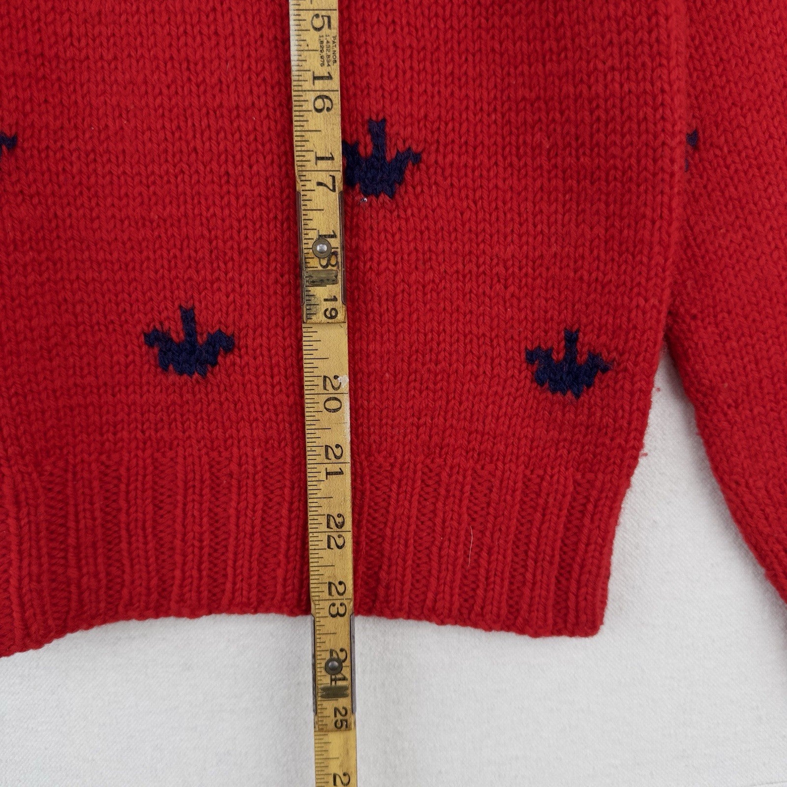 50’s Vtg Royal Crown Hand Knit Wool Sweater Pullover Mock Neck Men’s Medium 38