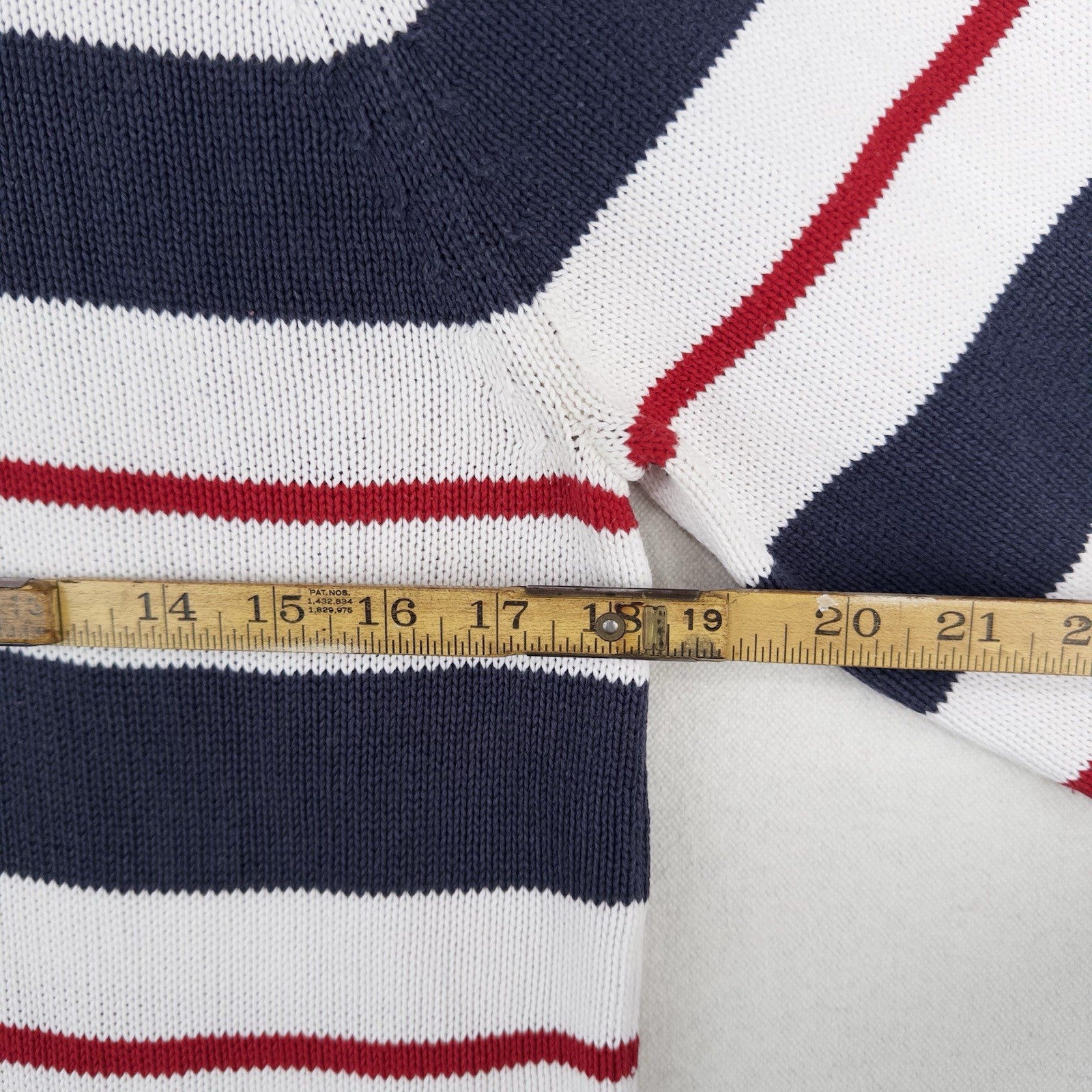Polo Jeans Co Ralph Lauren Kids Large Naval Striped Knit Hooded Sweater