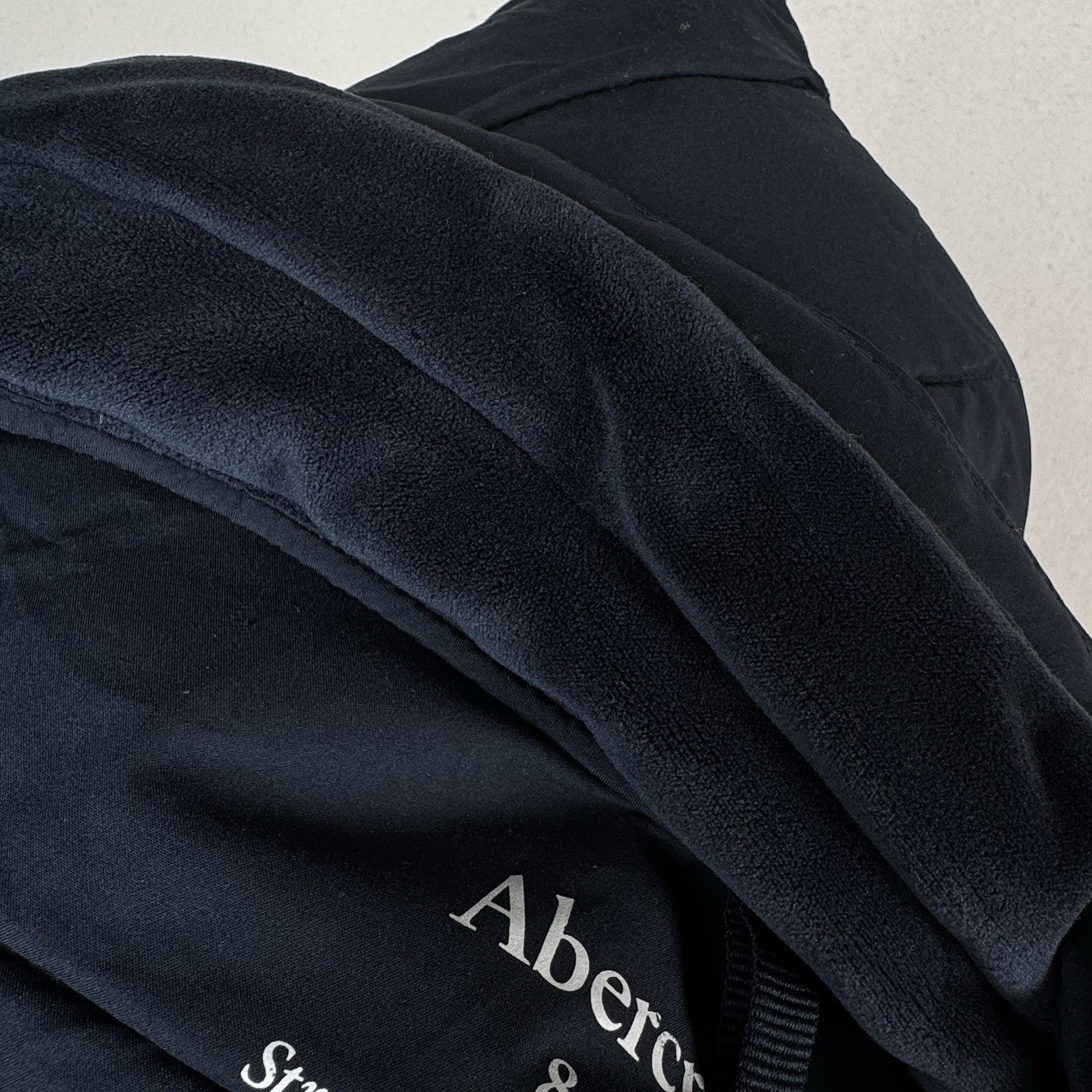 Abercrombie & Fitch Packable Puffer Jacket Women’s Medium Blue Removable Hood