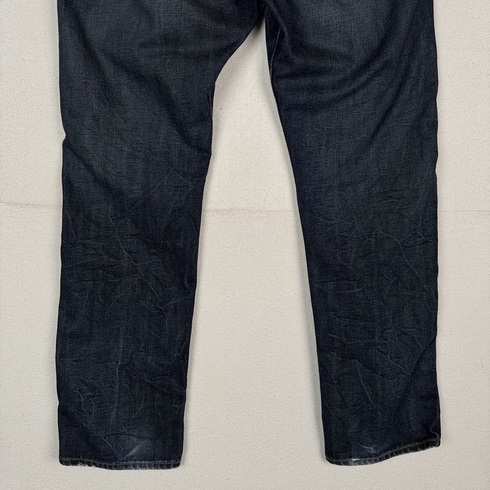 Polo Ralph Lauren 018 Jeans Mens 36x30 Slim Straight Dark Rinse Denim