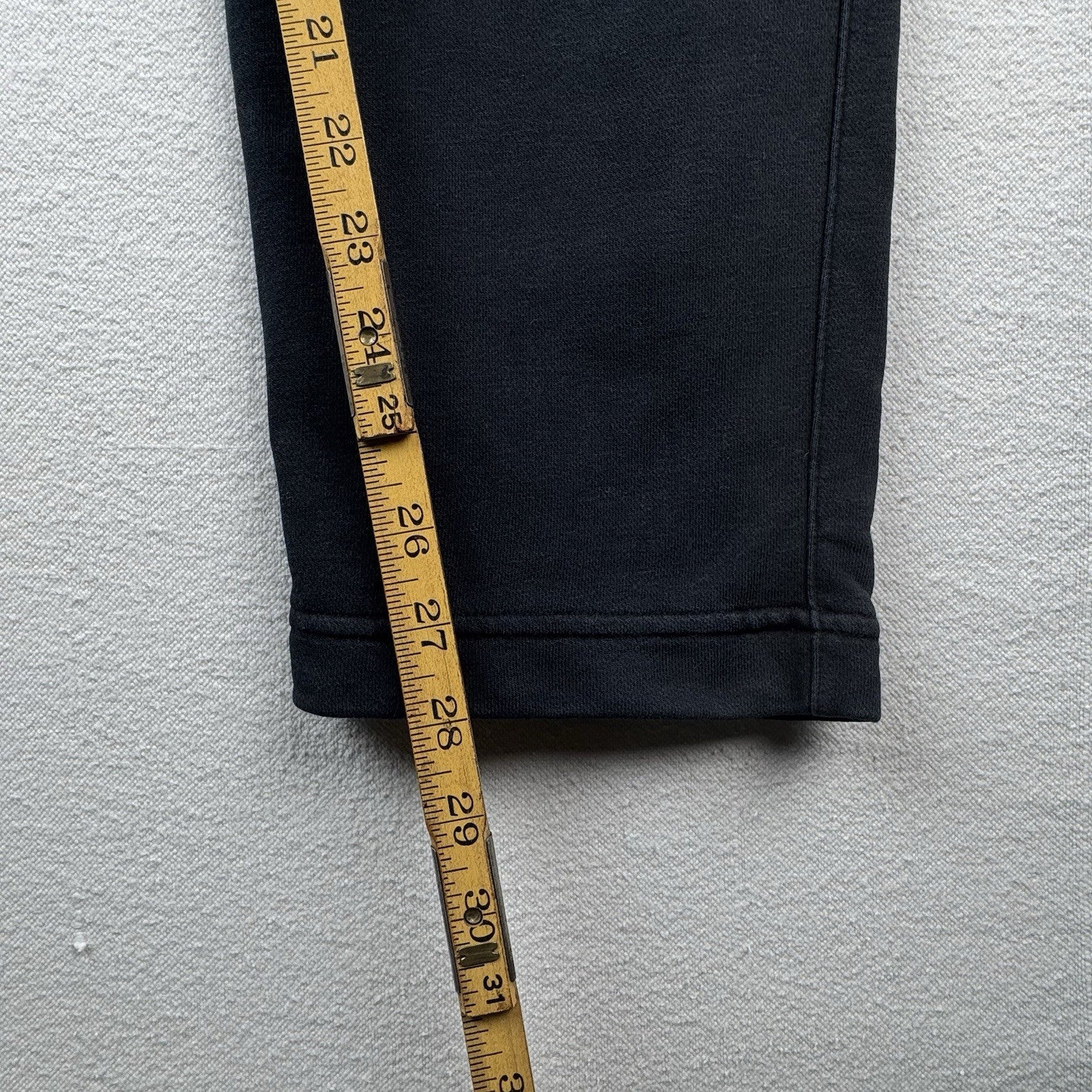 Nike Sportswear Club Men’s M Fleece Sweatpants Black Open Hem 28"