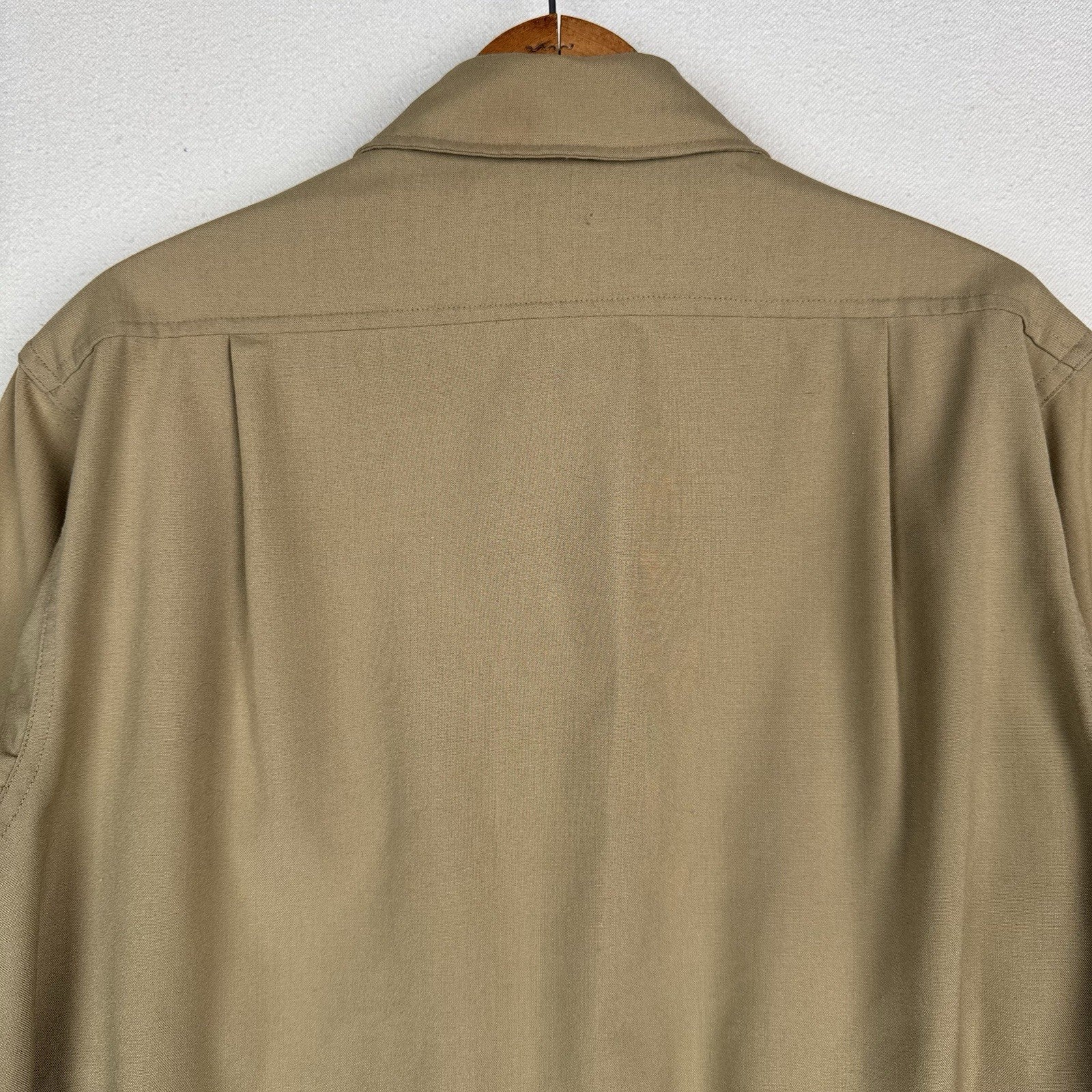 Vintage 60’s 70’s L.L. Bean Belted Khaki Safari Camp Jacket Men’s Size 40 (XL)