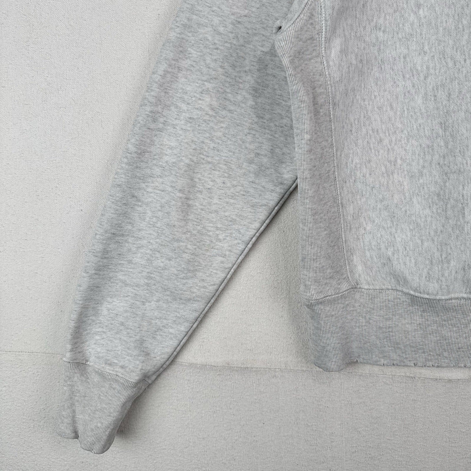 Champion Reverse Weave Sweatshirt Spell-out Side Gusset Men’s XS Gray