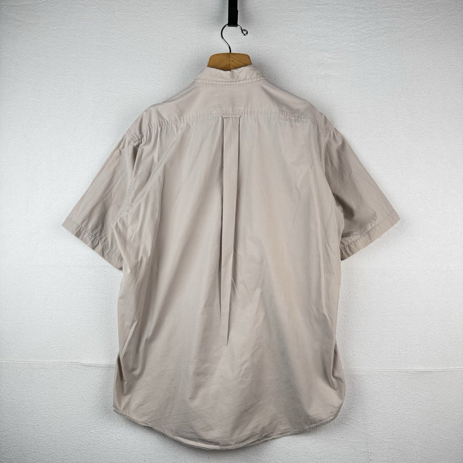 Vintage C.C. Filson Khaki Short Sleeve Camp Shirt Men’s Large Button Up Made USA