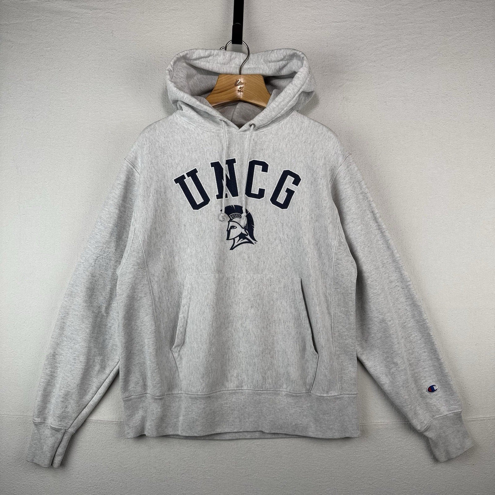 90s Vtg Champion Reverse Weave Hoodie UNCG North Carolina Greensboro Spartans M