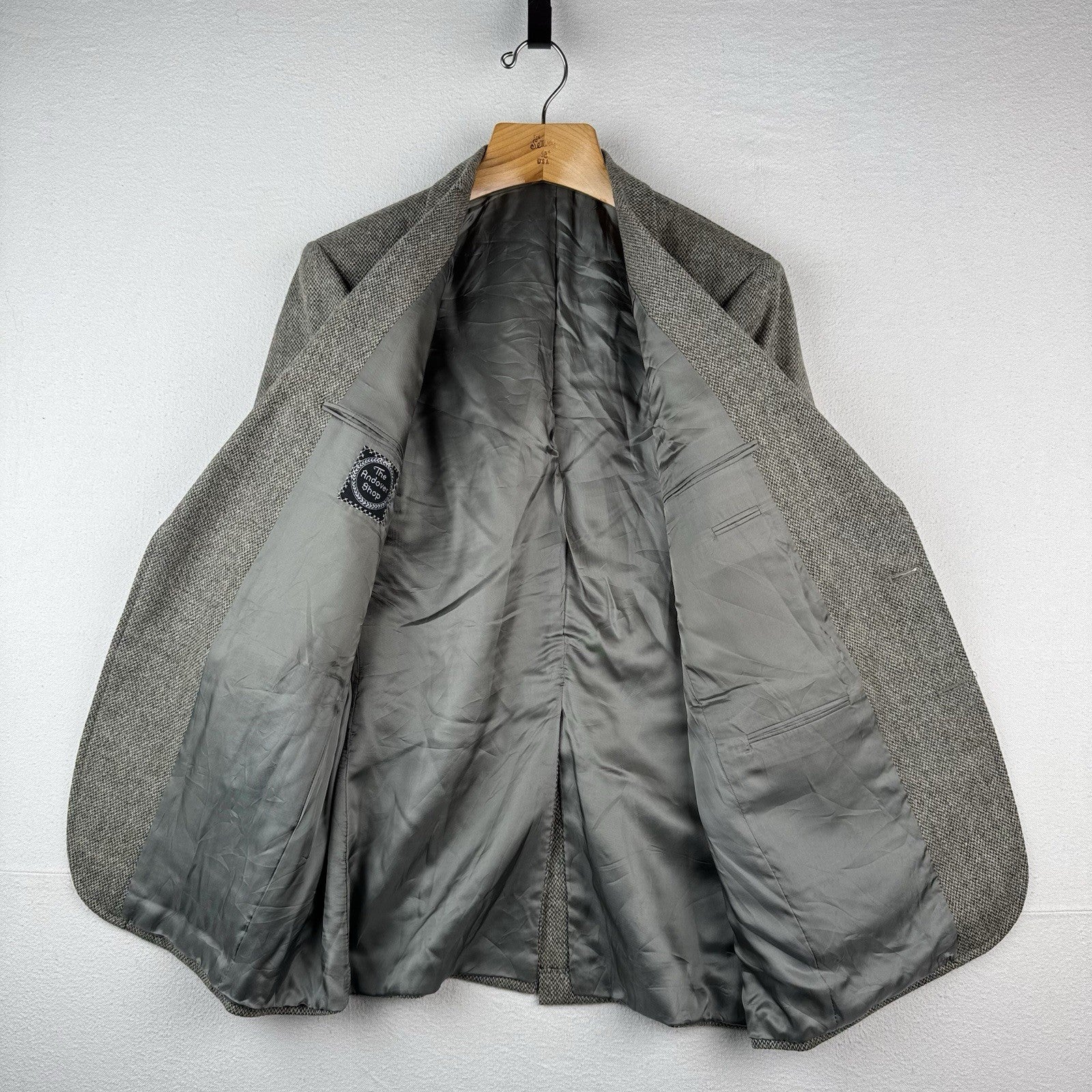 The Andover Shop Herringbone Wool Blazer Jacket Sport Coat Men’s 42 21”x30” USA