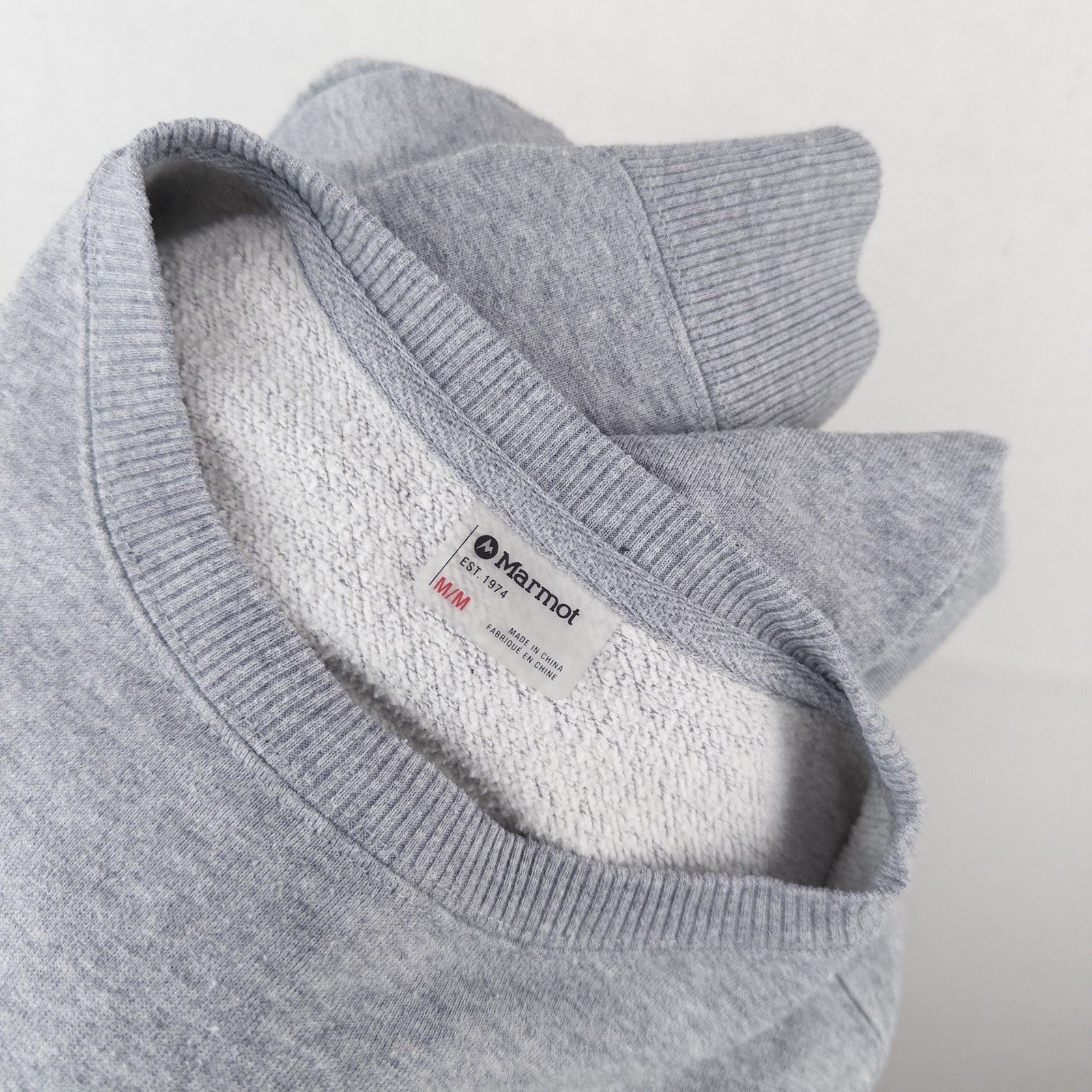 Marmot Montane Crew Sweatshirt Grey Heather Mountain Graphic Women’s M