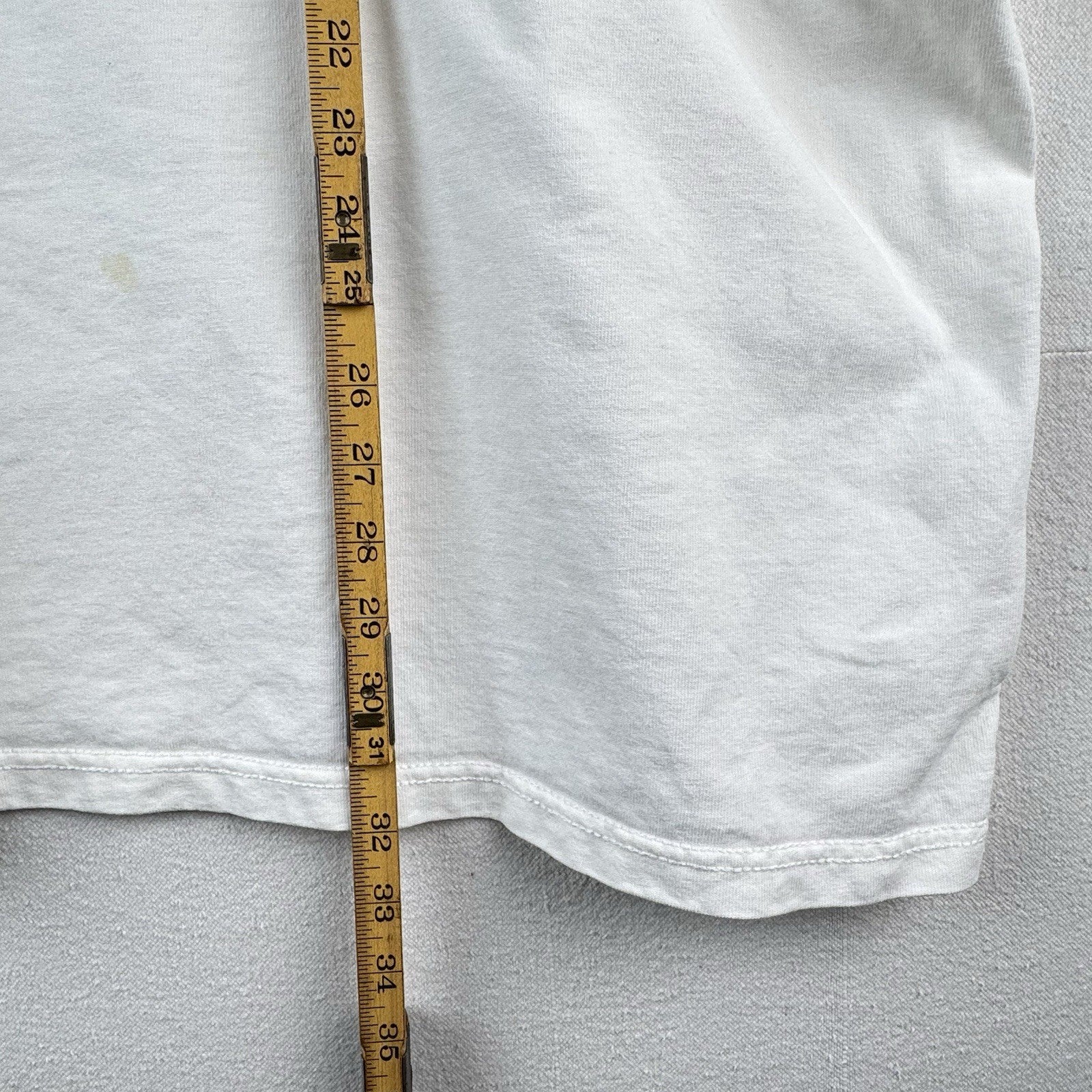 Vtg Polo Ralph Lauren White Rugby Shirt Big Pony 4XB Jockey Club Crest Quilted