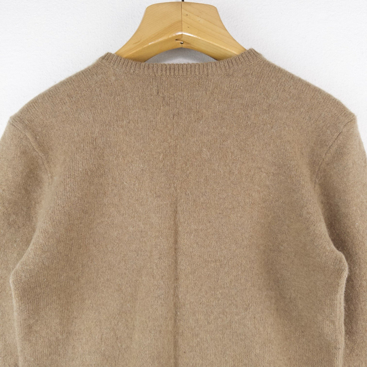 90’s Vtg Polo Ralph Lauren Sweater Men’s M Camel 100% Lambswool Pullover V-Neck