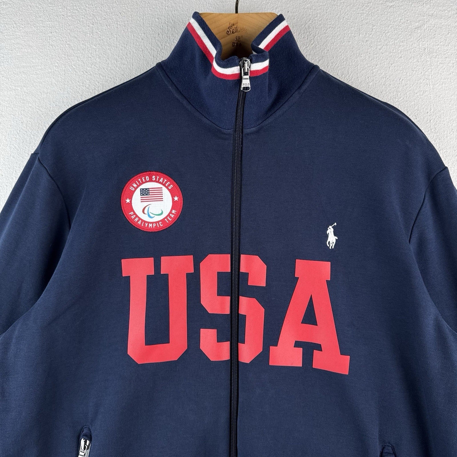 Polo Ralph Lauren Paralympics Jacket Official Team USA Women’s Large 2020 *Read