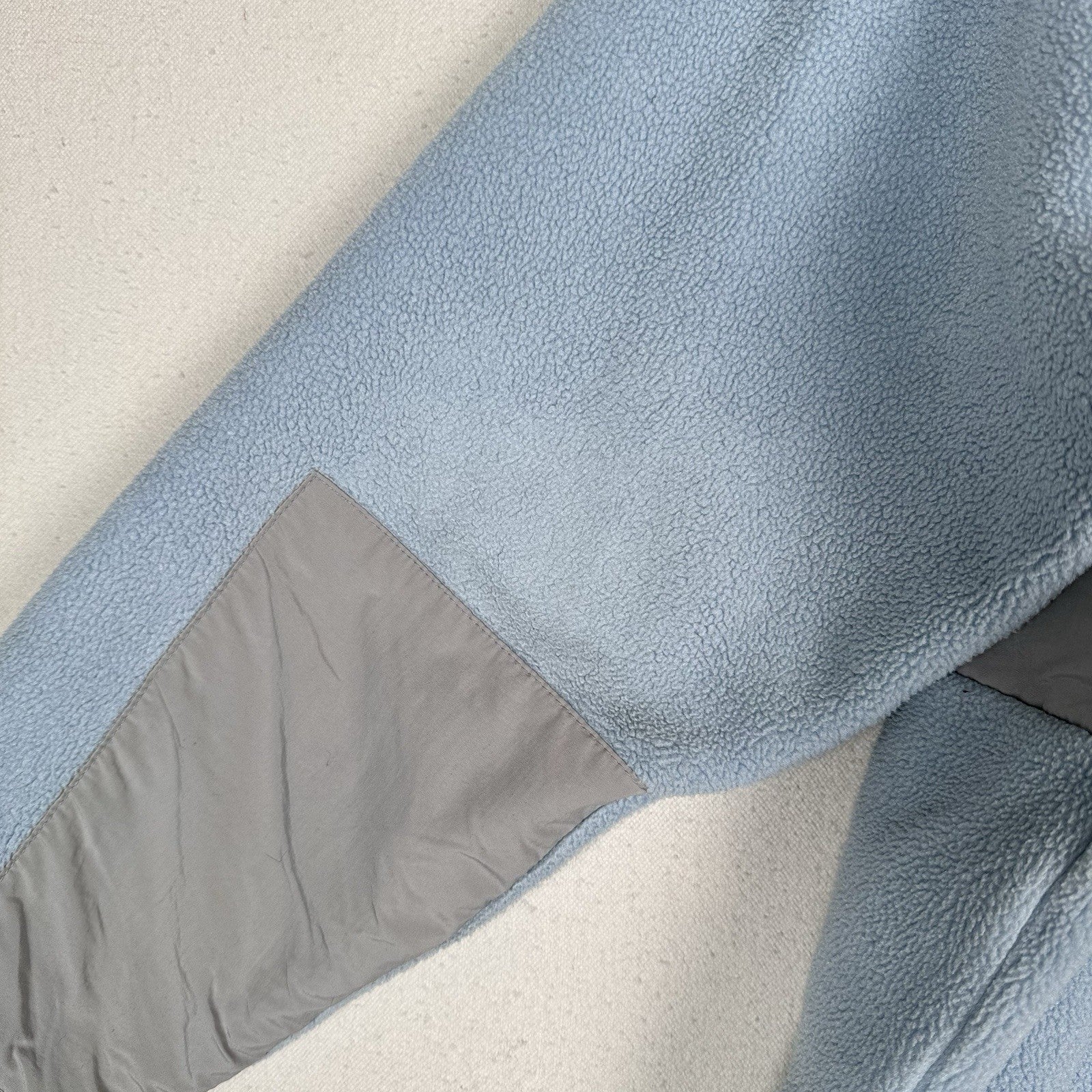 The North Face Youth X-Large XL Blue Gray Fleece Full Zip Jacket