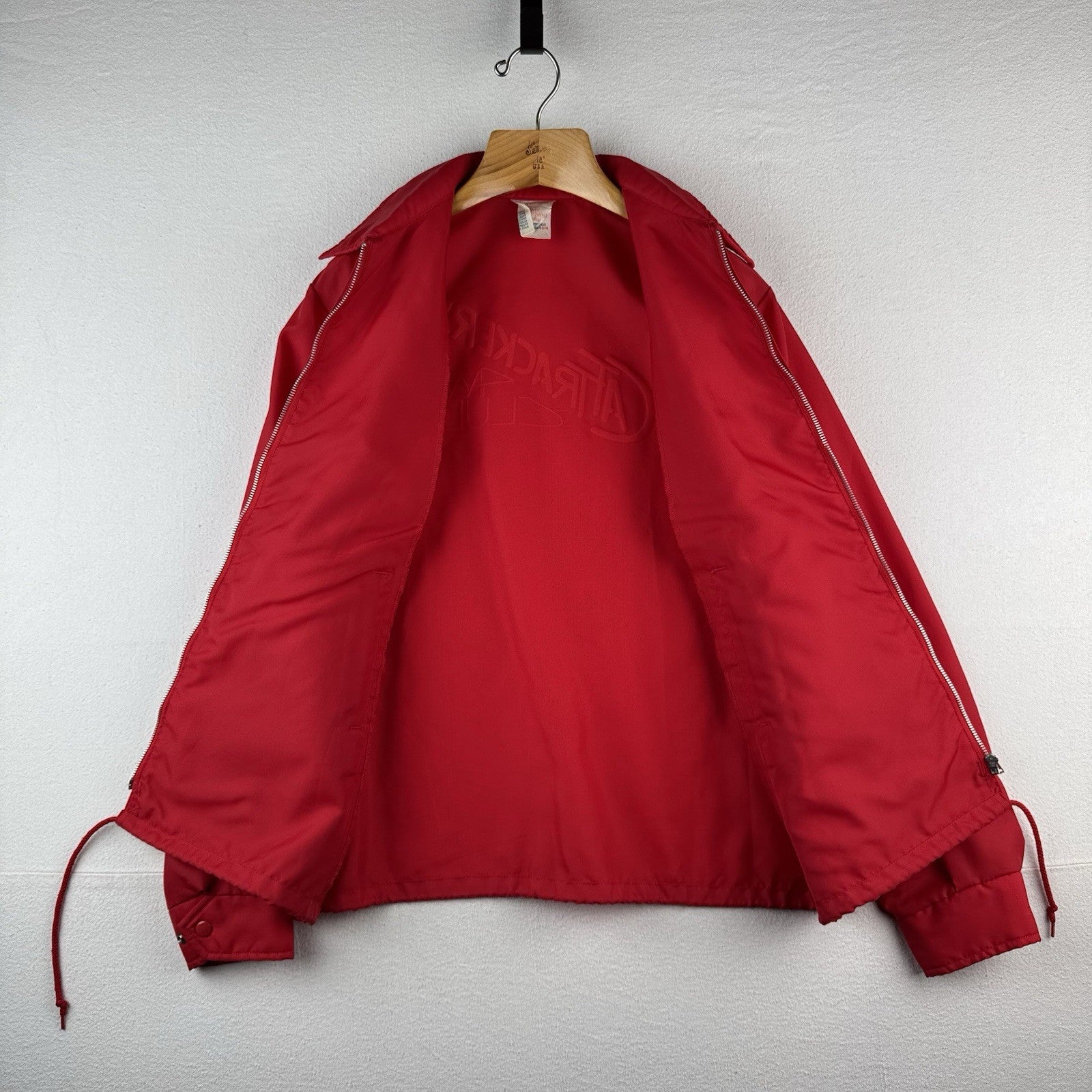 80’s Vintage CatTrackers 4WD Club Coach Light Jacket Red Men’s Large