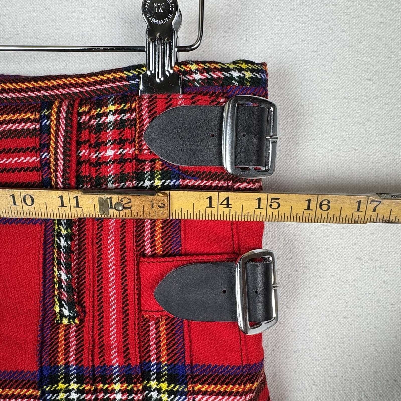 (Lot Of 2) Celtic Pro By Allsafe Traders Men’s Tartan Kilts Small (28) Blue/Red