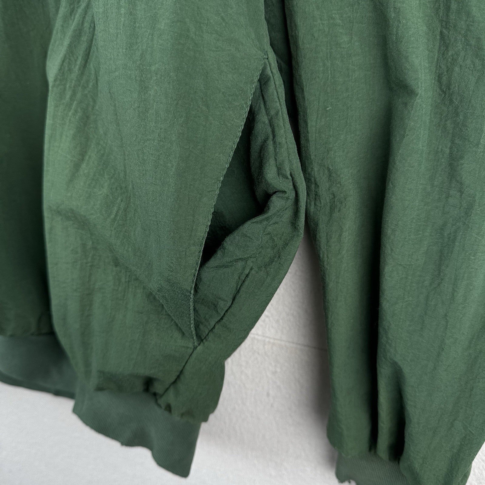 Vtg Slazenger Augusta Golf Shop Masters Windbreaker/Pullover Crewneck Green XL