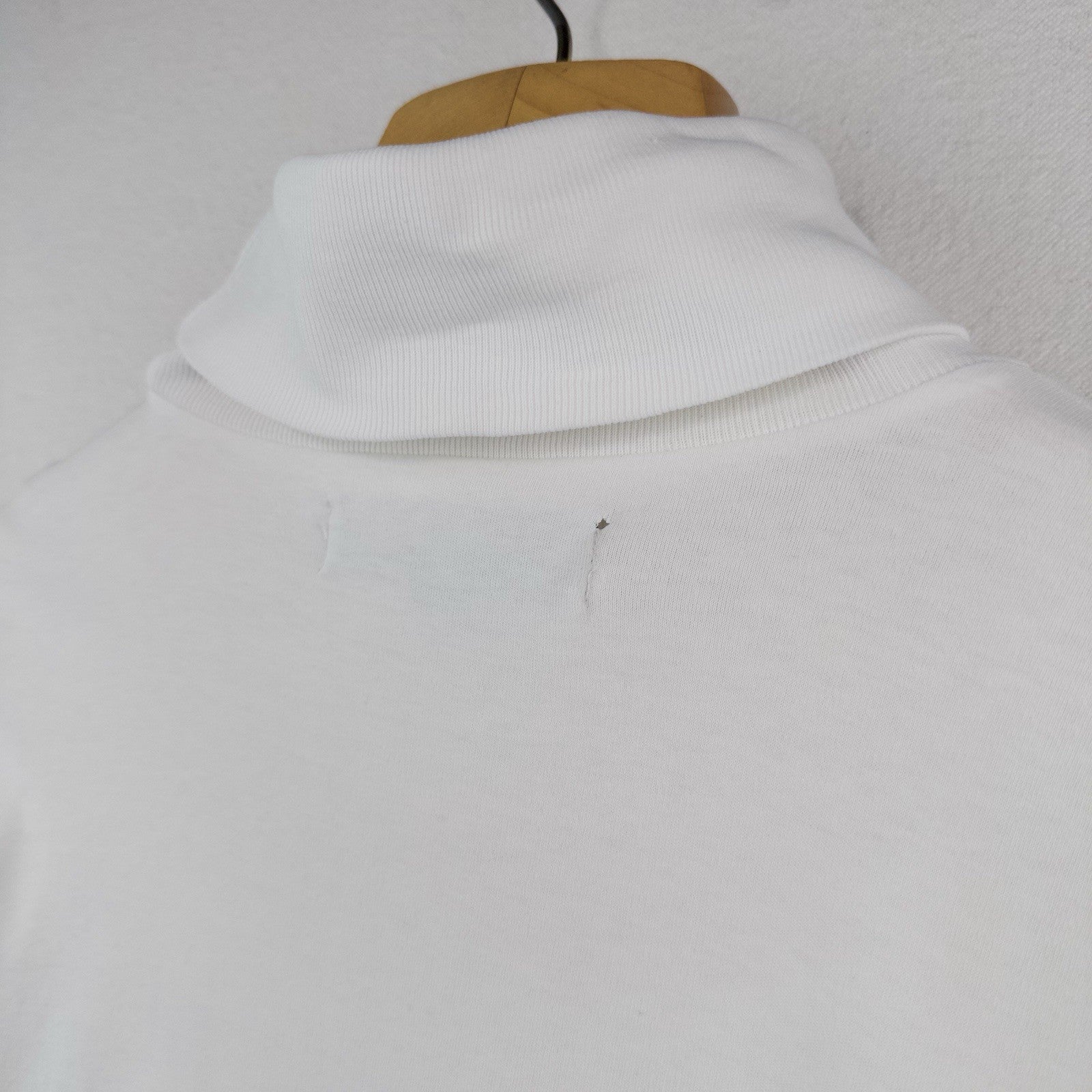 80s Vtg Polo Ralph Lauren White Mens L Turtleneck Shirt Long Sleeve USA