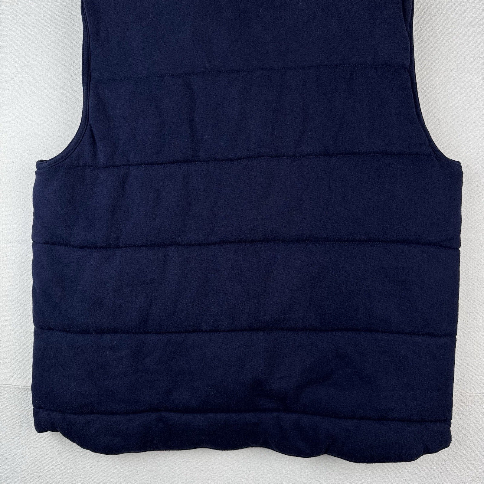 90’s Vintage Polo Ralph Lauren Mens XL Cotton Puffer Vest Jacket Navy Blue *Read