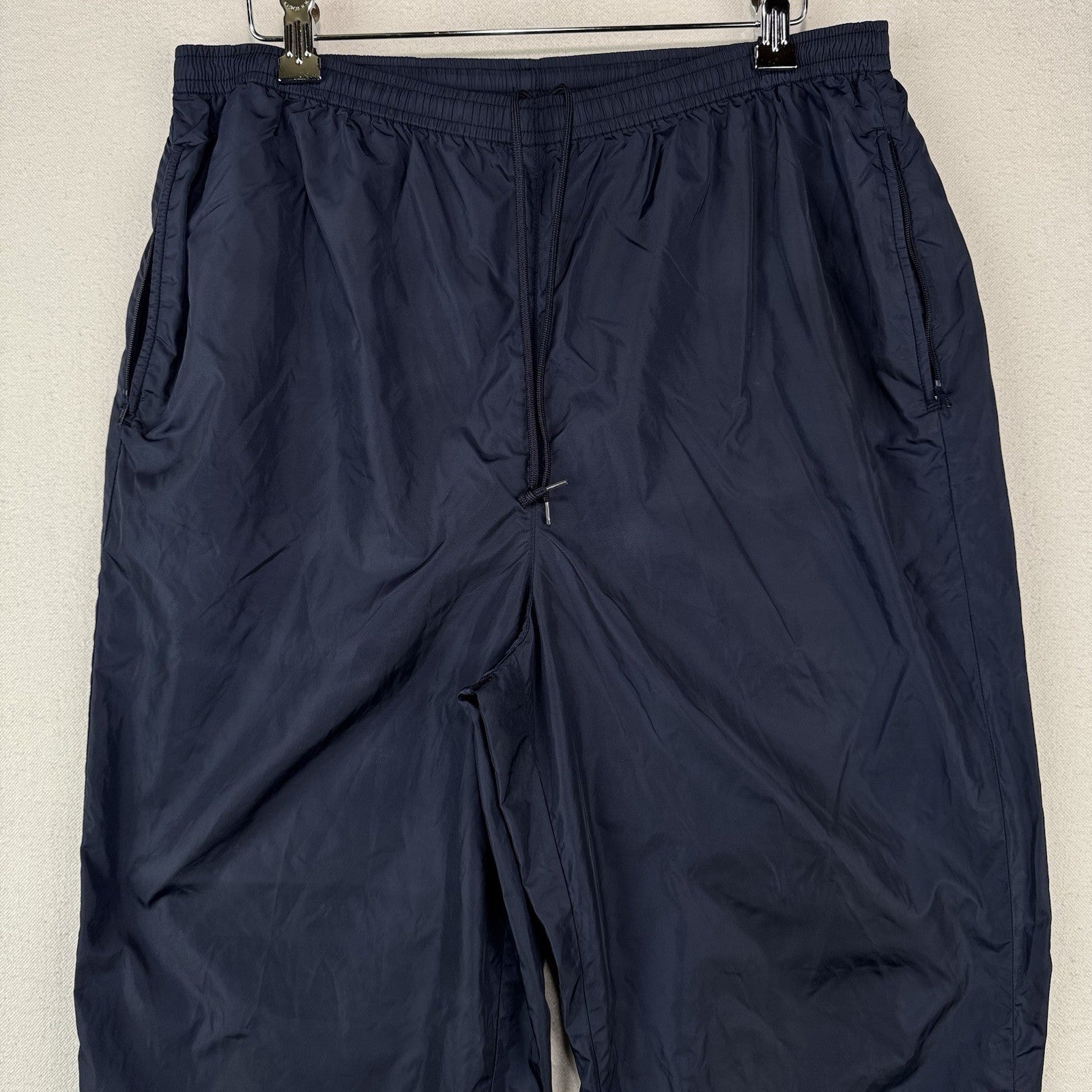 Vintage Lauren Ralph Lauren Track Pants Women’s M Blue Windbreaker Ankle Zip