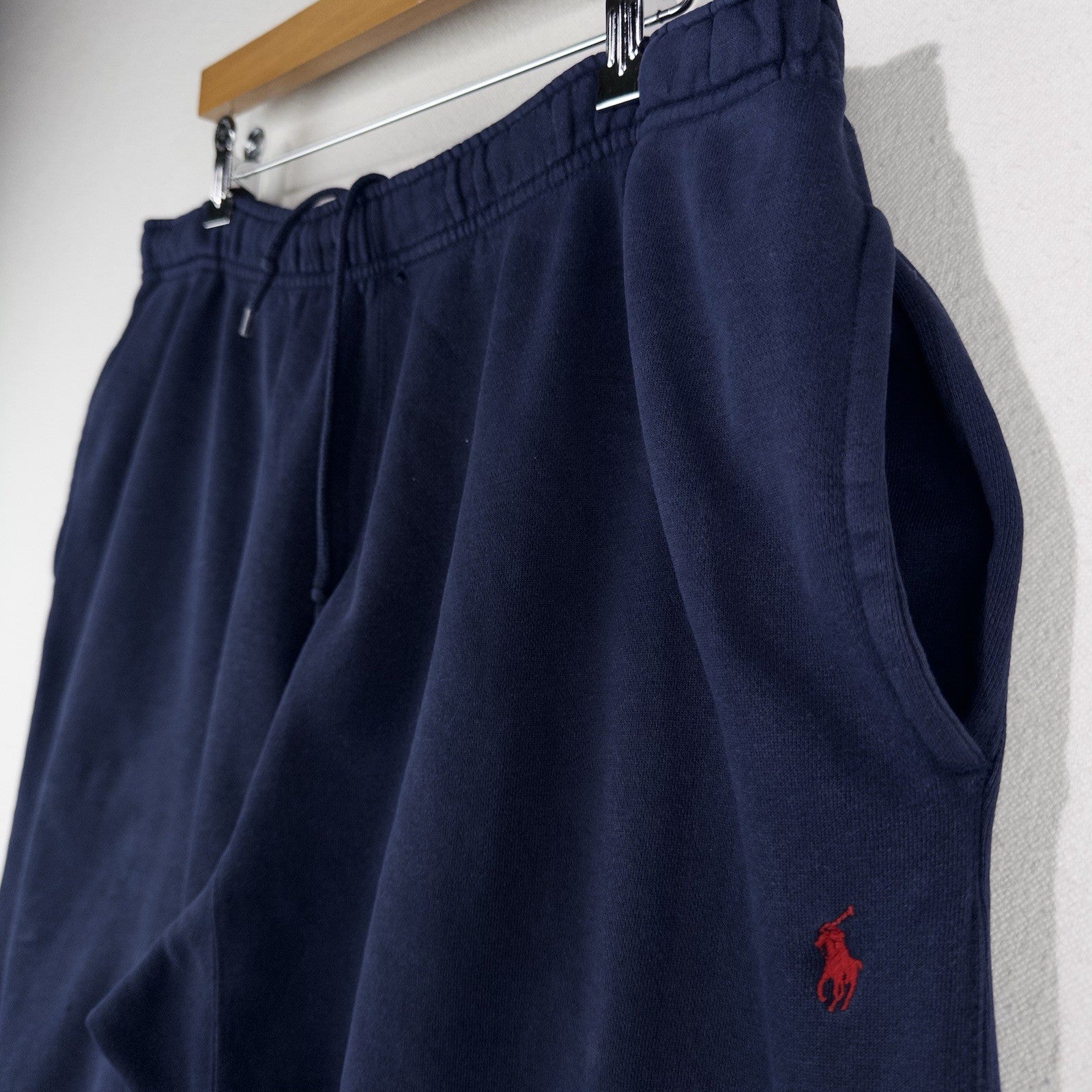 90’s Vtg Polo Ralph Lauren Men’s L Sweatpants Jogger Pants Cotton Navy *Read