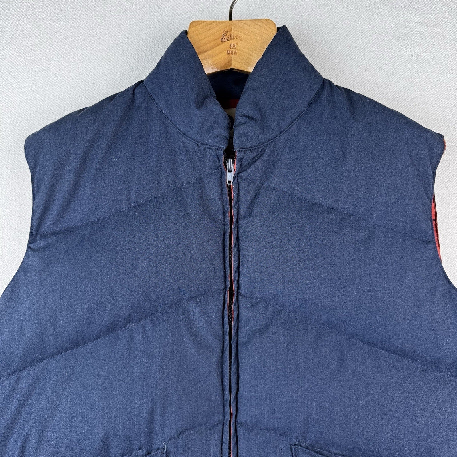 70’s Vintage Penfield Down Puffer Vest Men’s Large Blue Snap