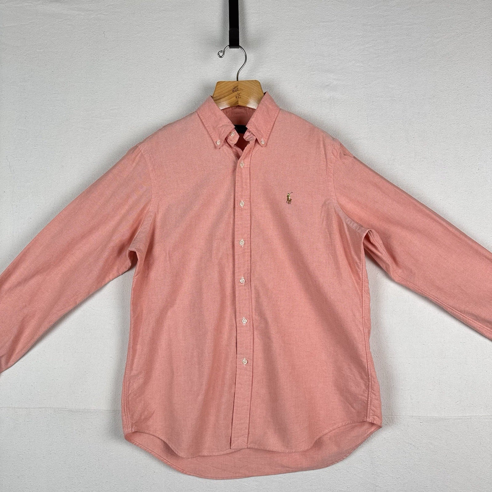 Ralph Lauren Long Sleeve Men’s Large Button Down Shirt Peach
