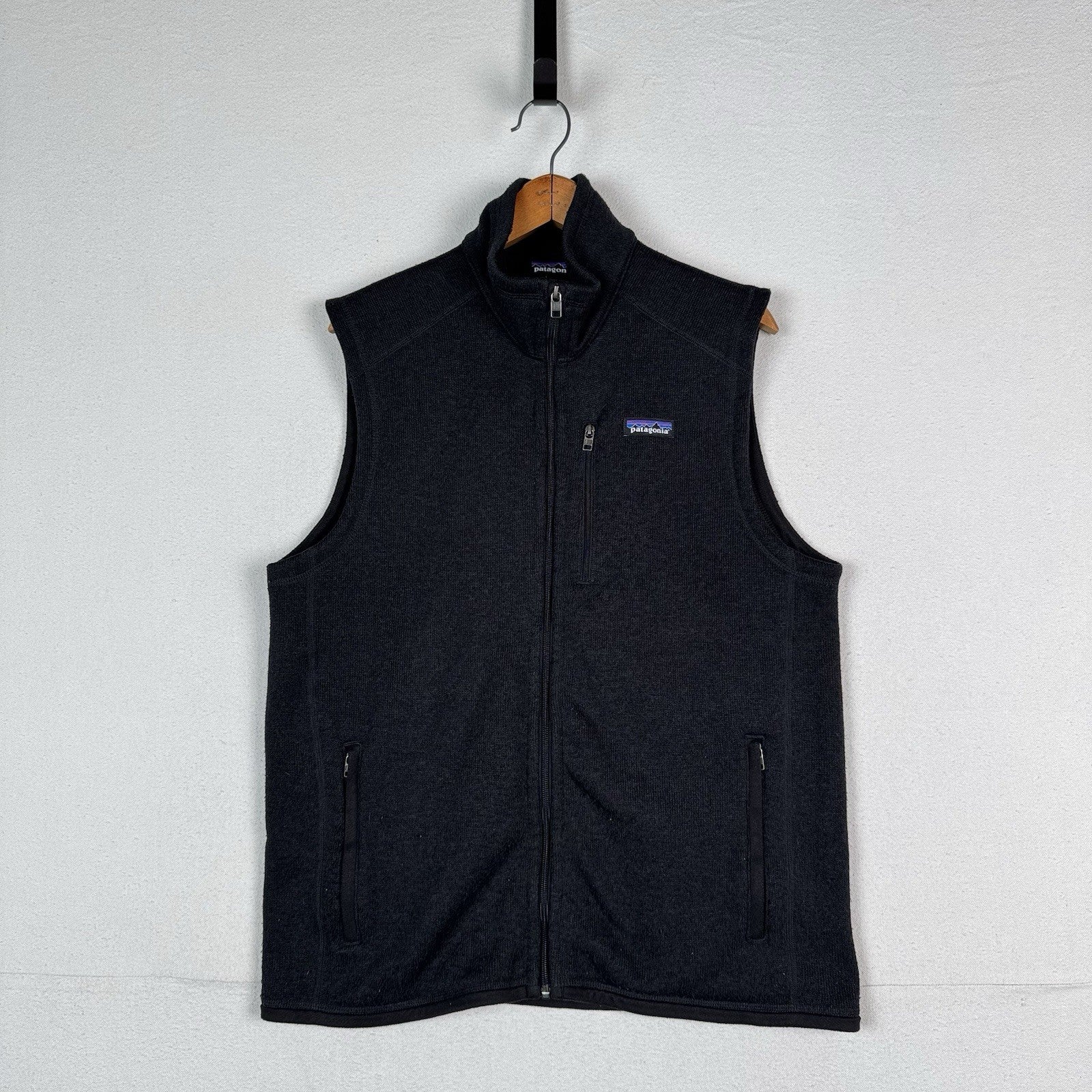 Patagonia Better Sweater Fleece Vest Men’s Large Black Full Zip Sleeveless