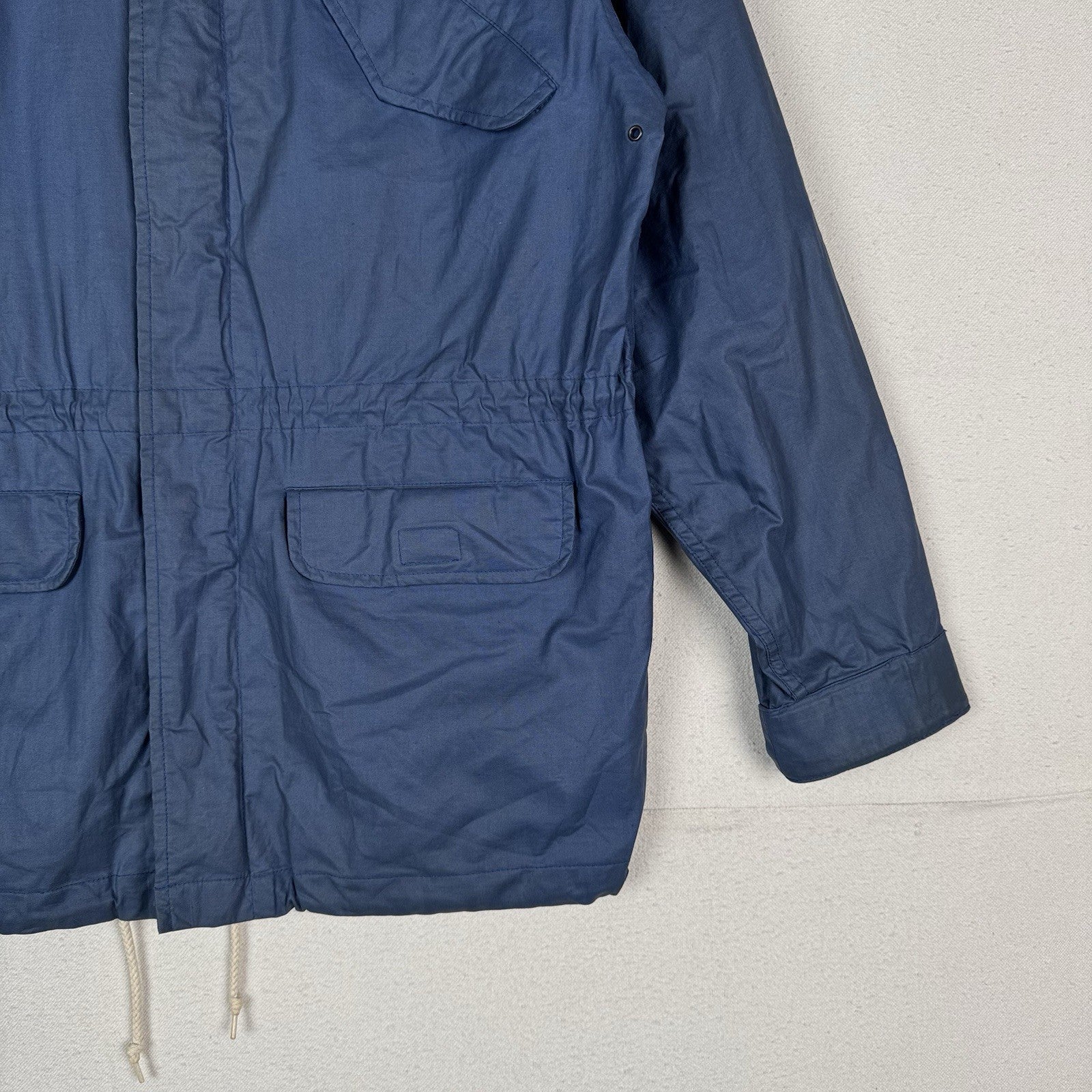 Vintage 80’s 90’s Ralph Lauren Military M-51 Jacket Mens XL Blue Cotton