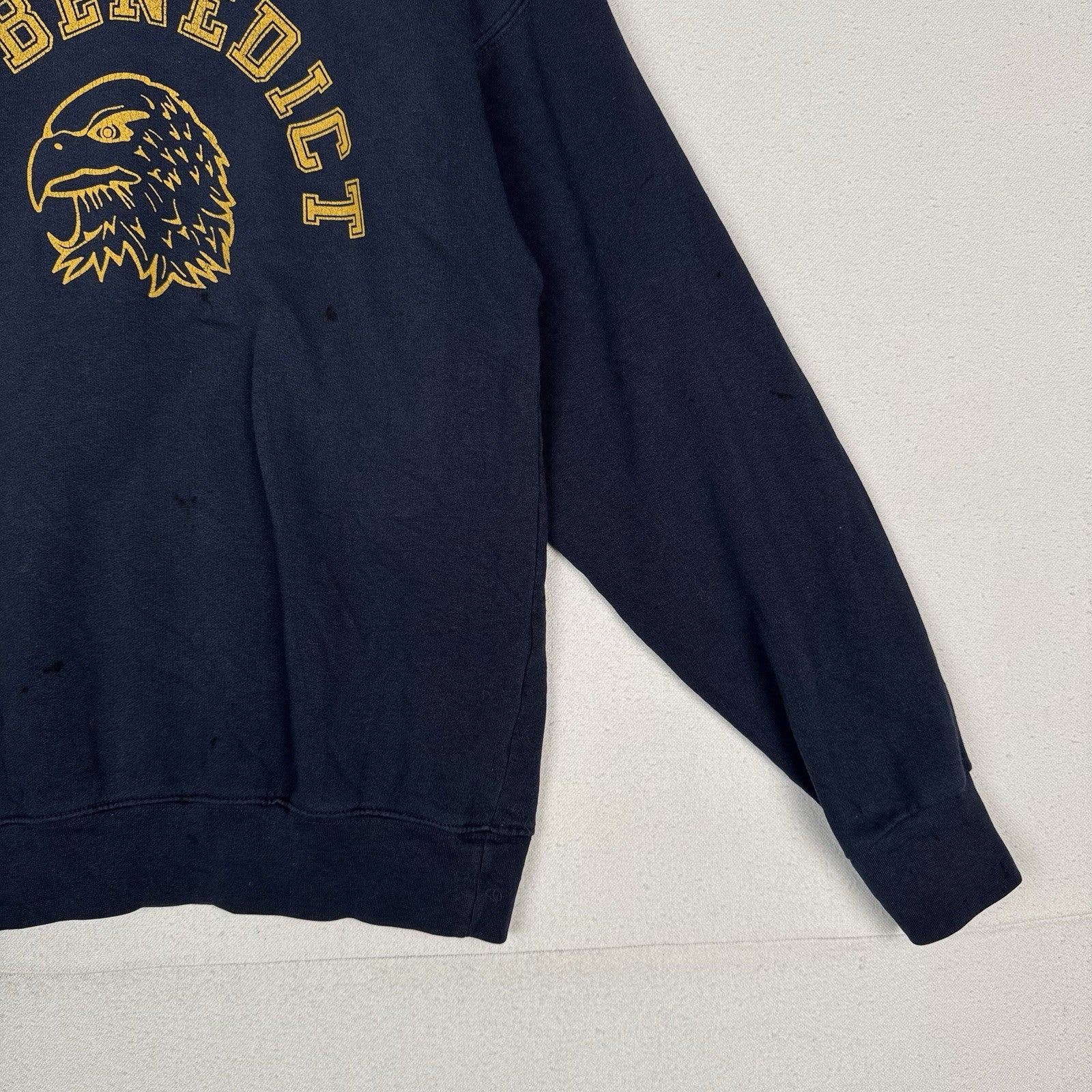 Vintage  St.  Benedict Eagles Crewneck Sweatshirt Men’s Small Blue *Distressed