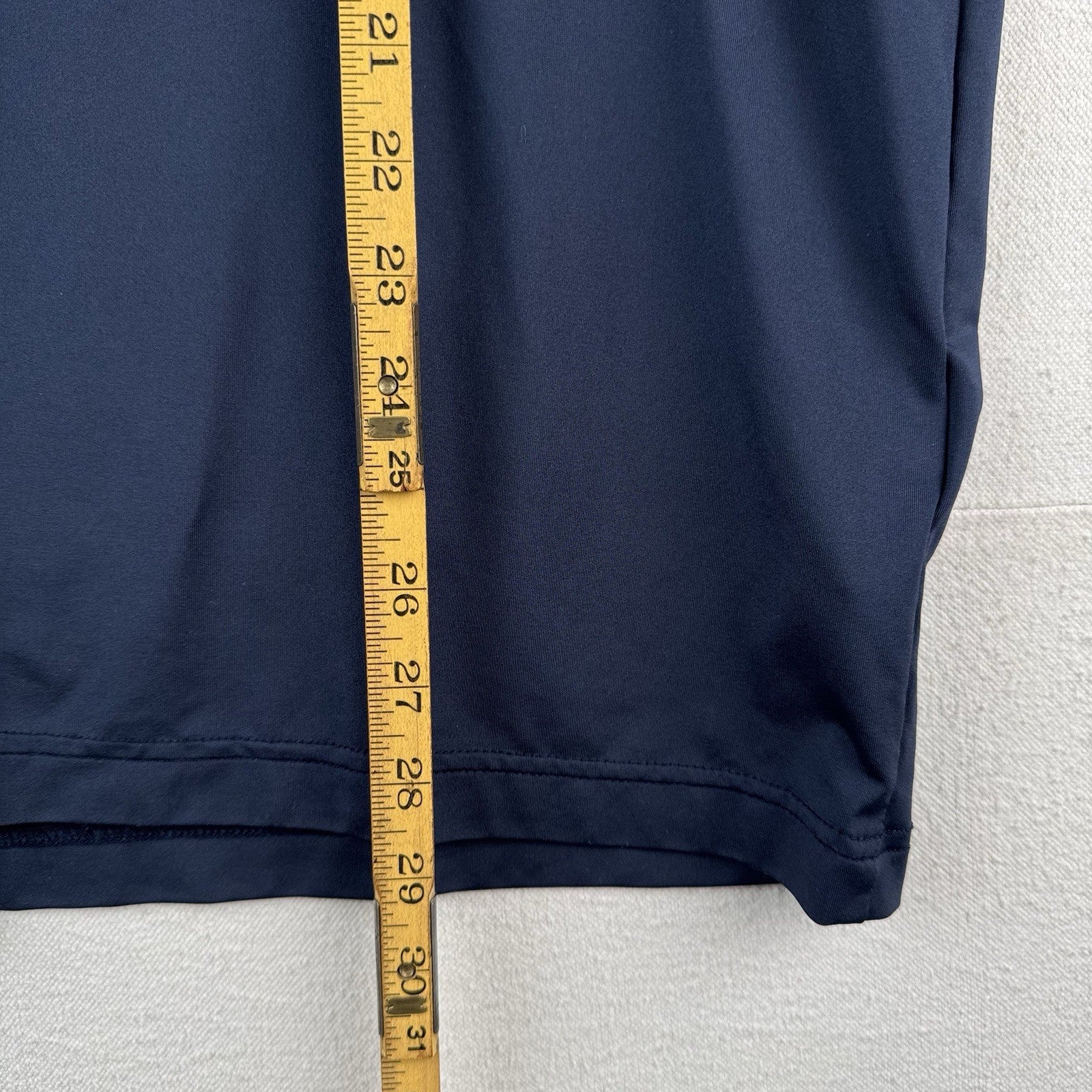 Brooks Brothers Mens Navy Blue Performance Long  Sleeve T-Shirt XL Stretch
