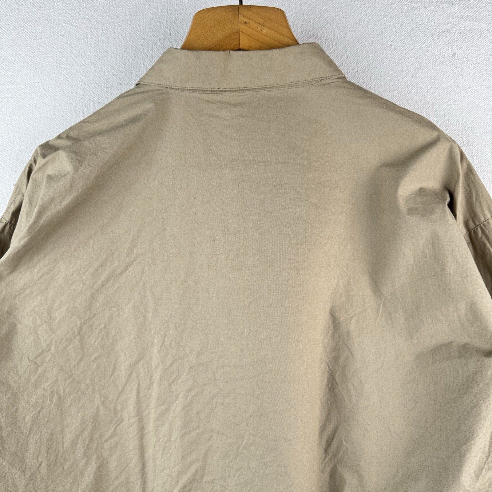 90’s Vintage Polo Ralph Lauren Men’s XL Unlined Harrington  Jacket Beige Tan