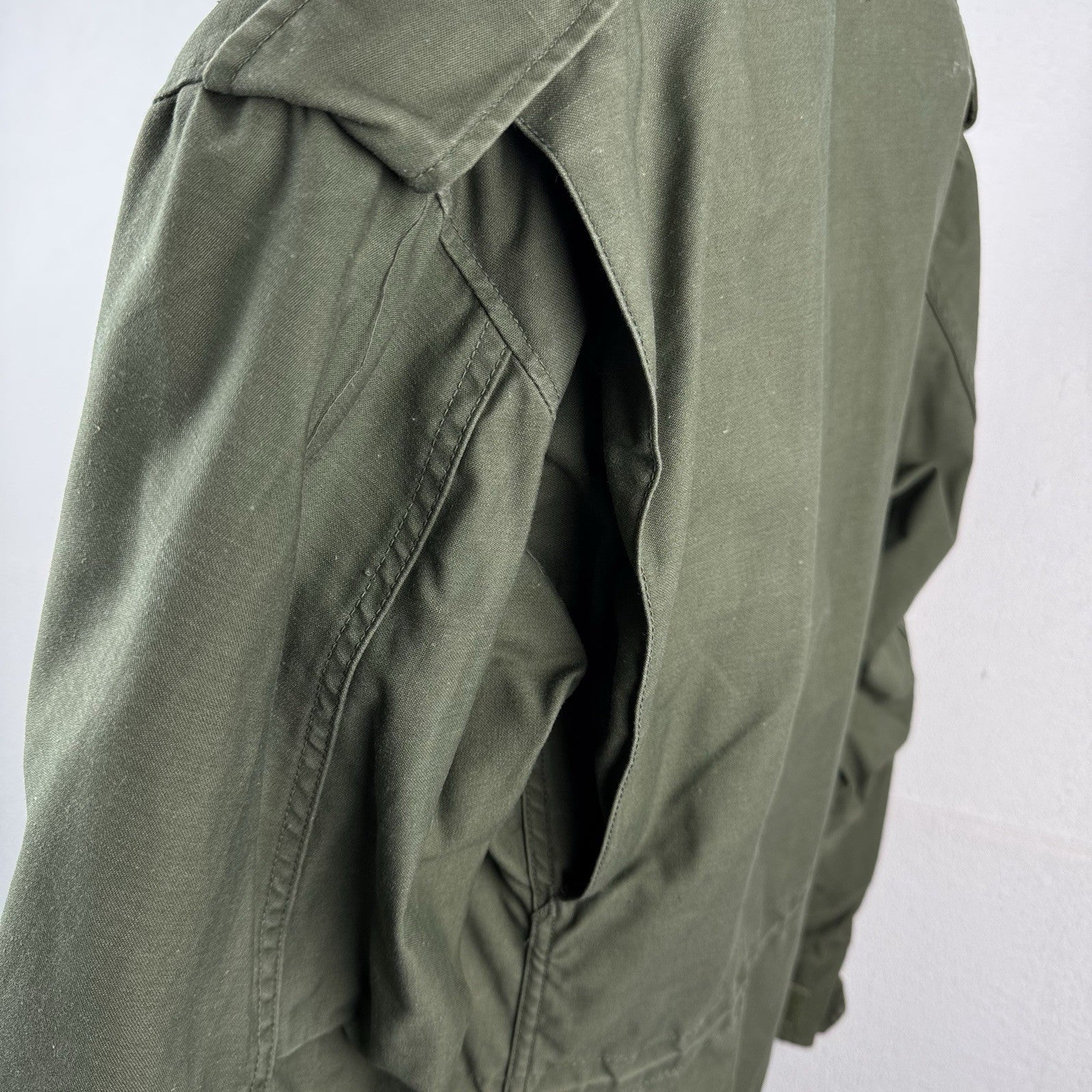 70’s Vtg Military Cold Weather Field Coat Jacket Size Small Short OG-107