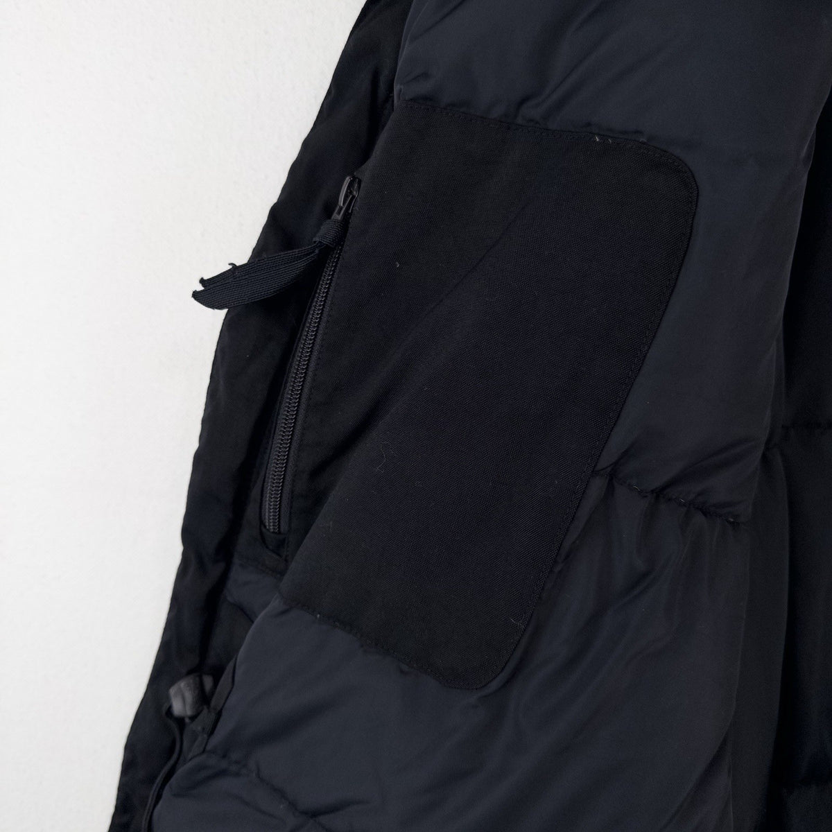 90’s Vtg Polo Sport Ralph Lauren Men’s L Black Down Parka Jacket Coyote Fur Trim