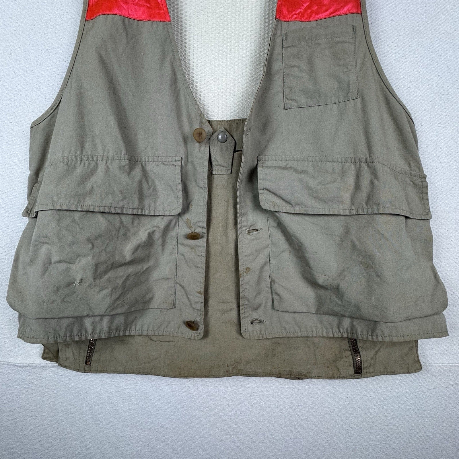 Vintage 60/70's Abercrombie and Fitch Safari Hunting Vest Made In USA