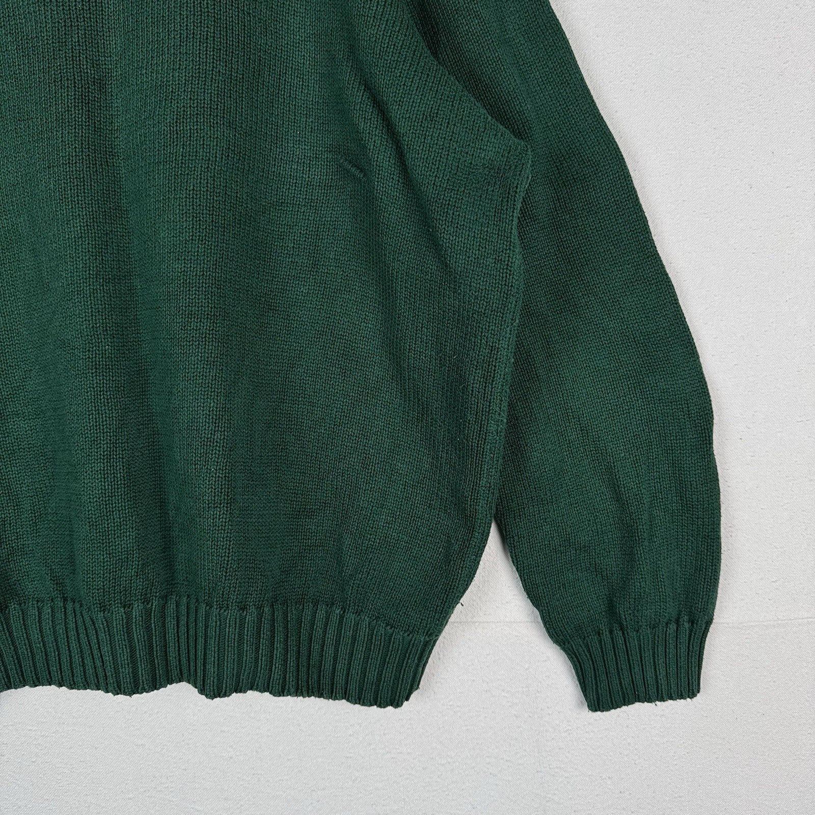 90’s Vintage Polo Ralph Lauren Sweater Men’s XL Green Knit Pullover