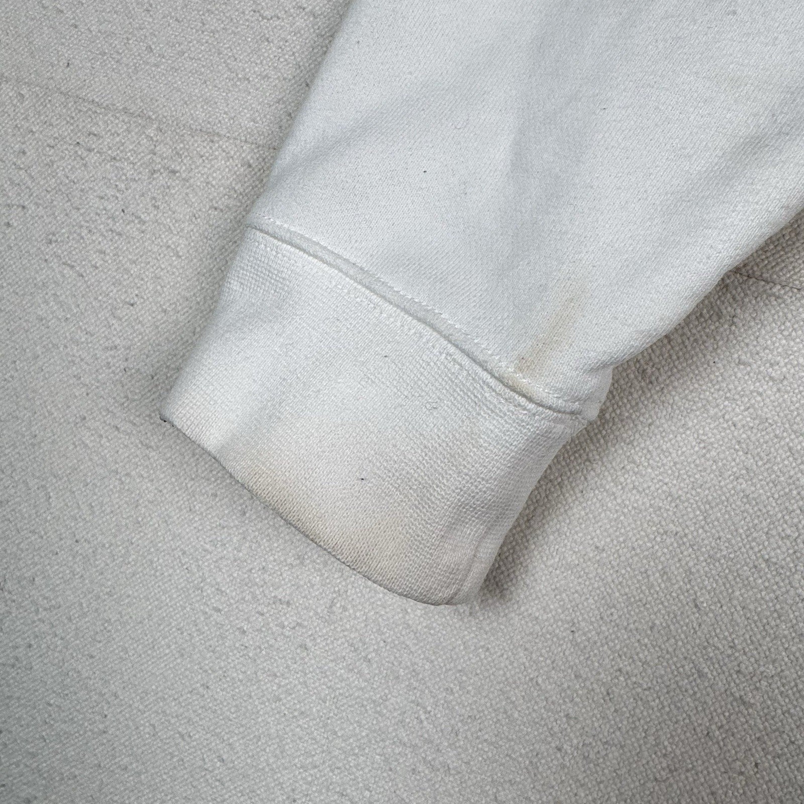 Nike Just Do It Spell Out Men’s White Sweatshirt Crewneck Big Front Back Medium