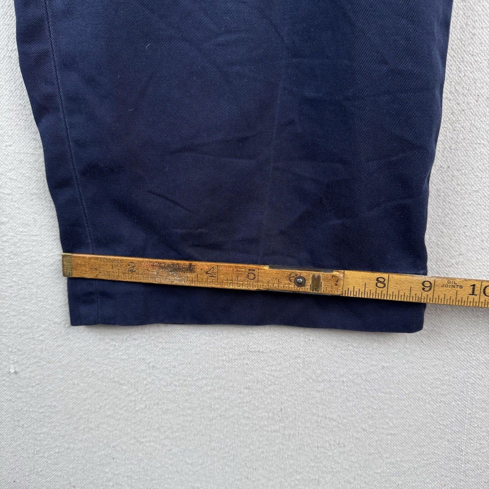 Polo Ralph Lauren Prospect Pant Mens 38x30 Navy Blue Cotton Chino Straight Leg