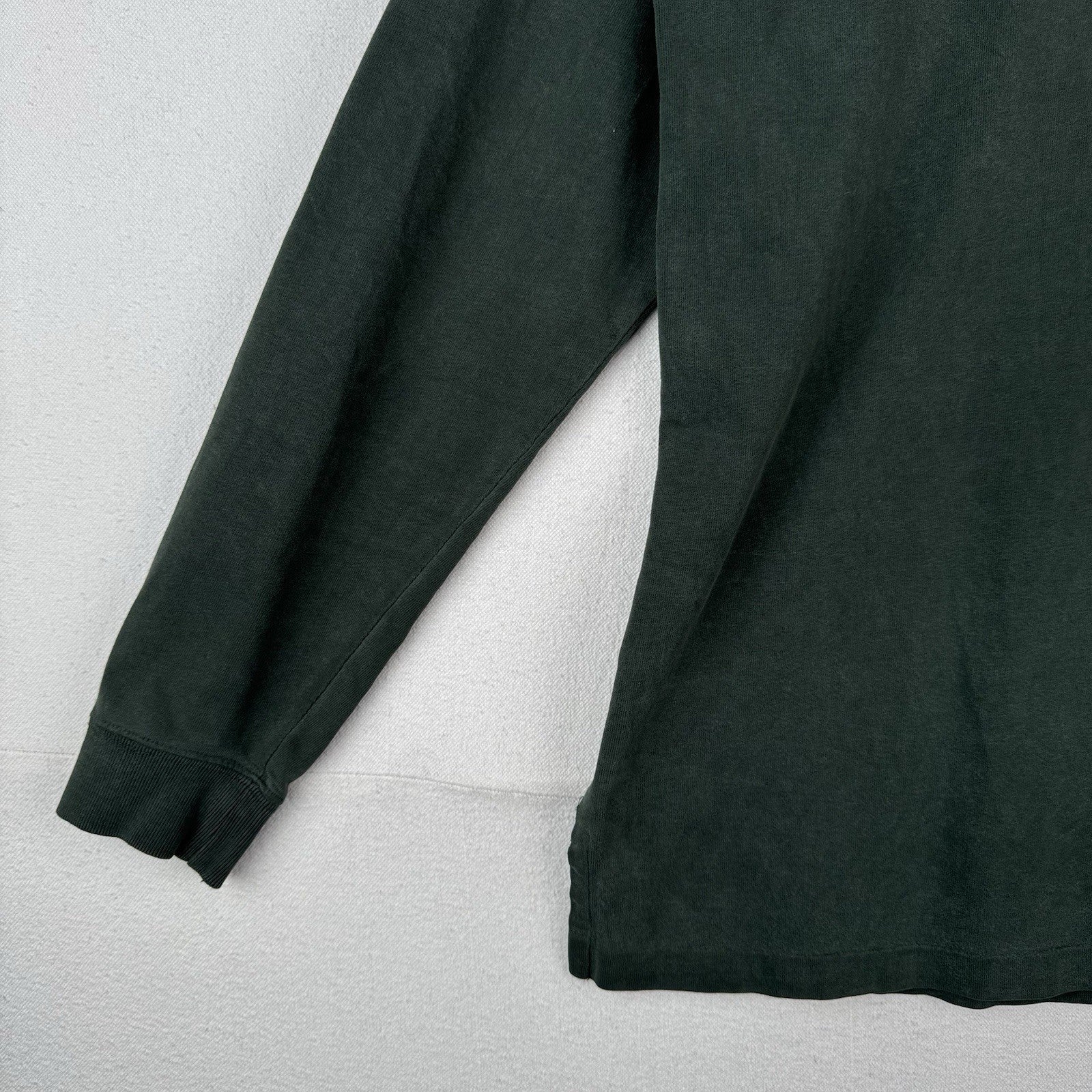 90’s Vtg Polo Ralph Lauren Turtle Neck Shirt Men’s L Green Soft *Distressed