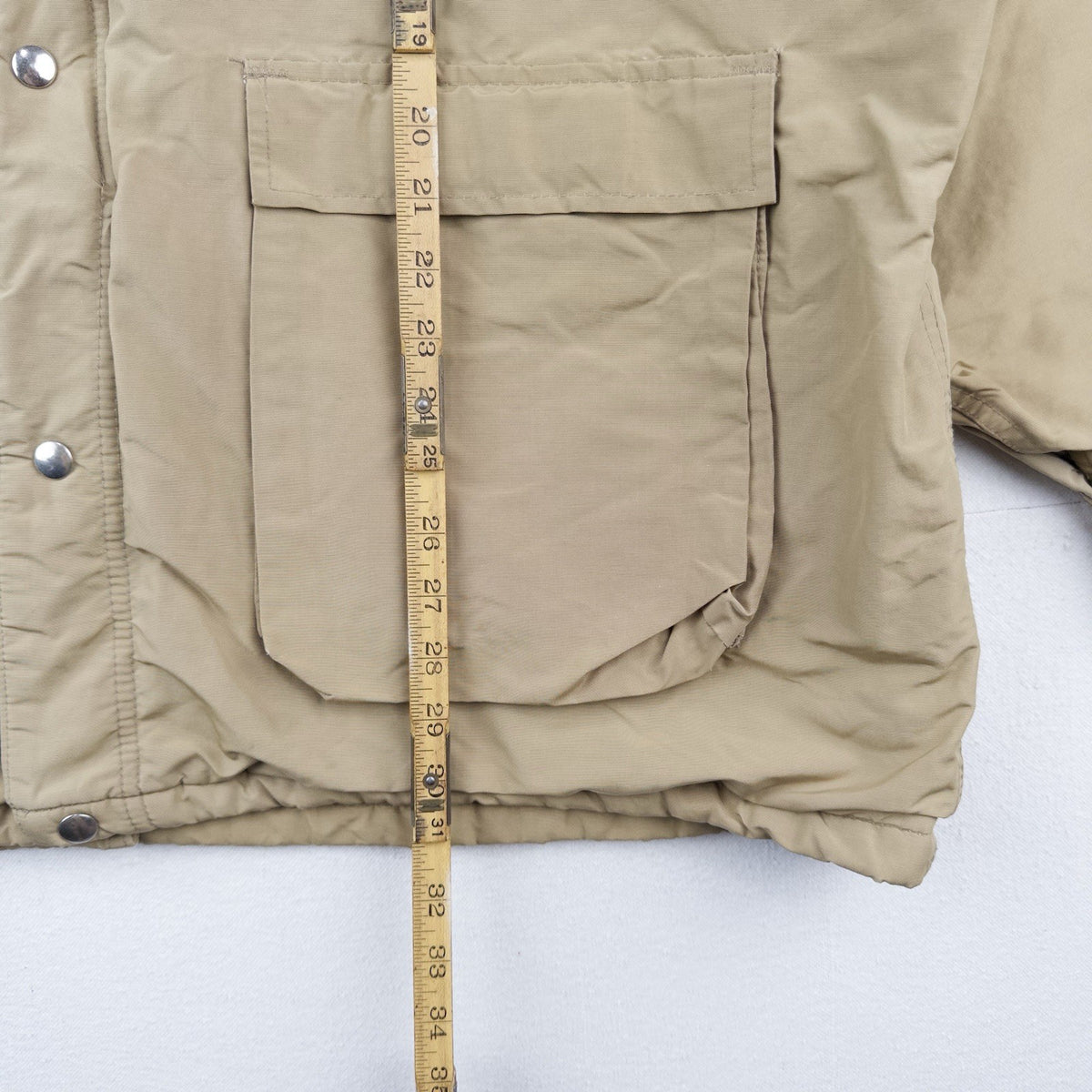 70’s Vtg Orvis Fishing Tackle Wool Blanket Lined Jacket Parka Men's XL Tan Brown