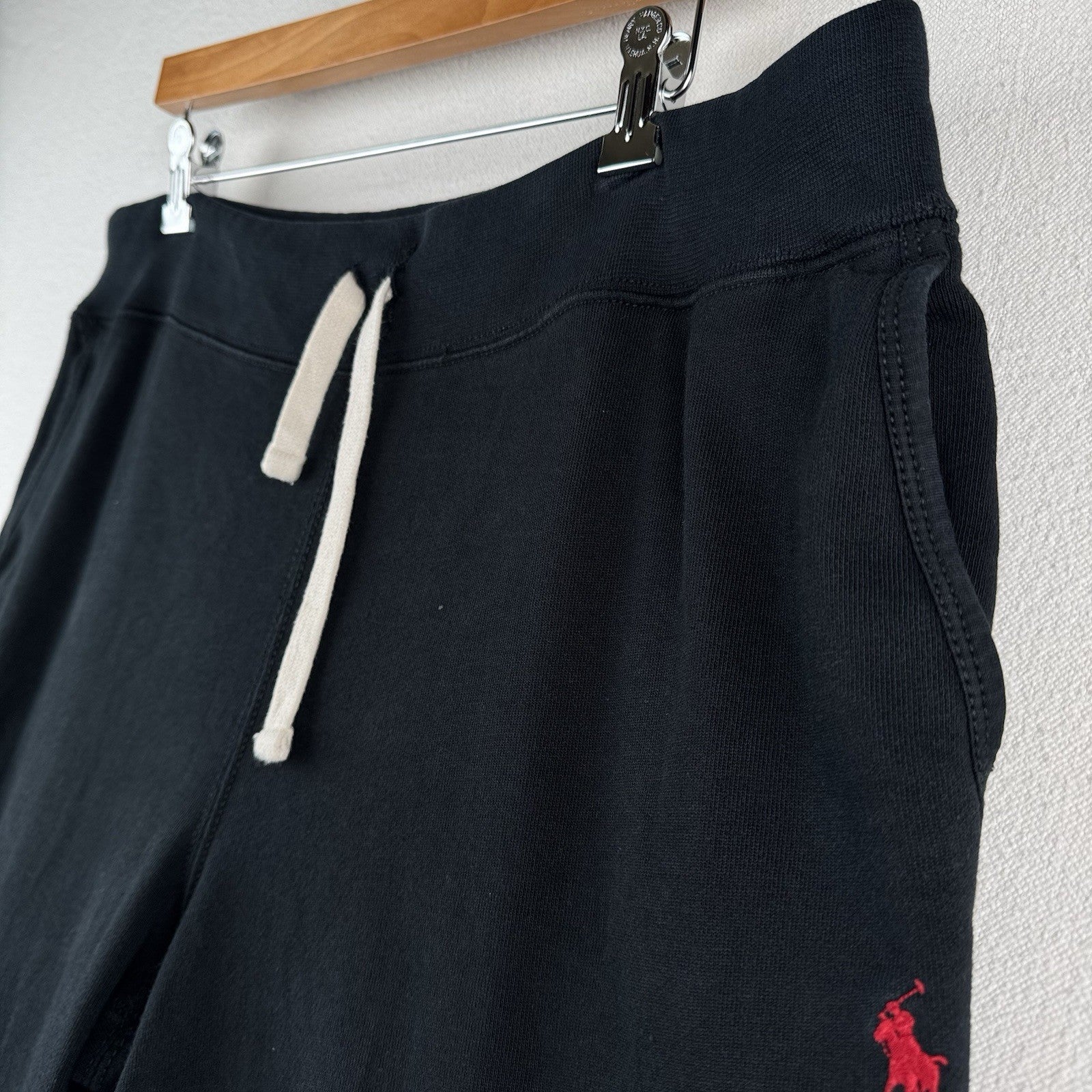 Polo Ralph Lauren Classic Fleece Straight Drawstring Sweatpants Men's XL Black