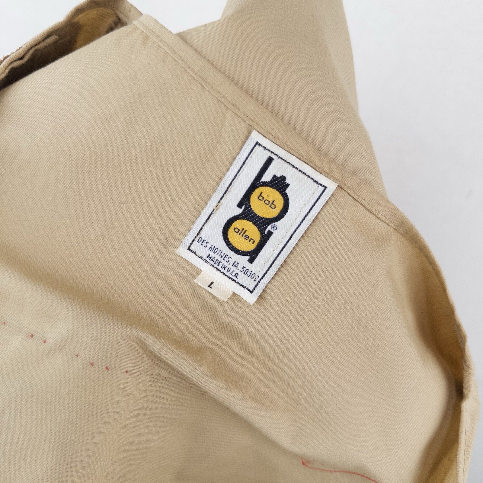 50’s Vtg Bob Allen Sportswear Shooting Vest Men’s Large Back Patch