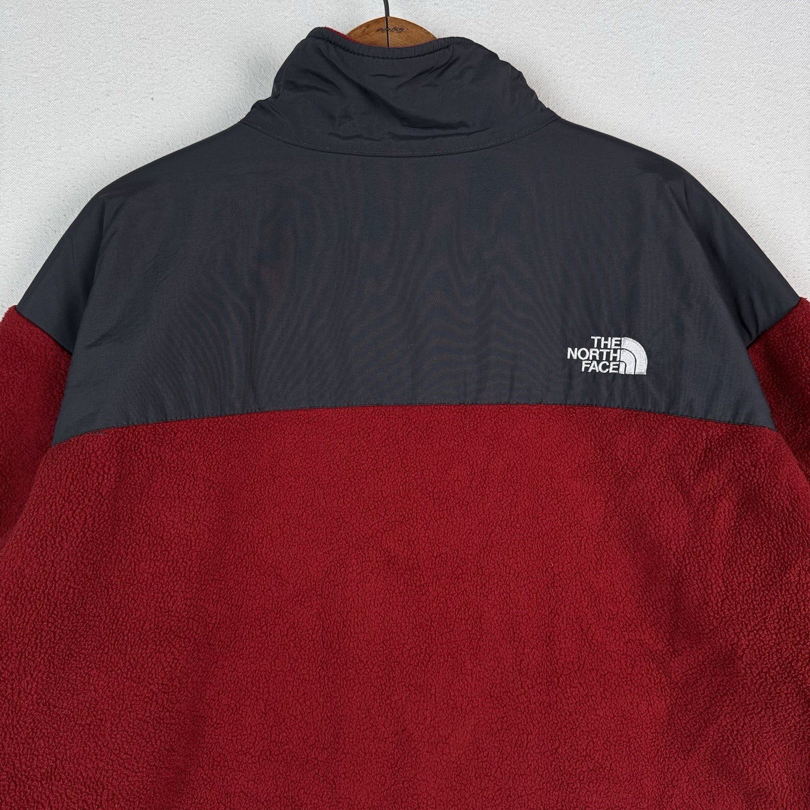 Vintage The North Face Denali Polartec Fleece Jacket Men’s Red/Gray Full Zip XL