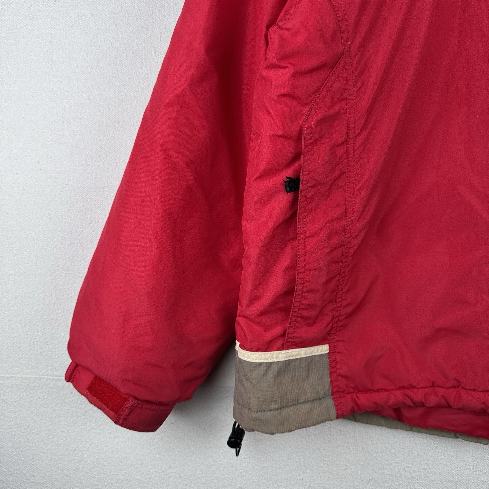 90’s Vtg Columbia Sportswear Portland Women's Large Red Hooded Parka Jacket Coat