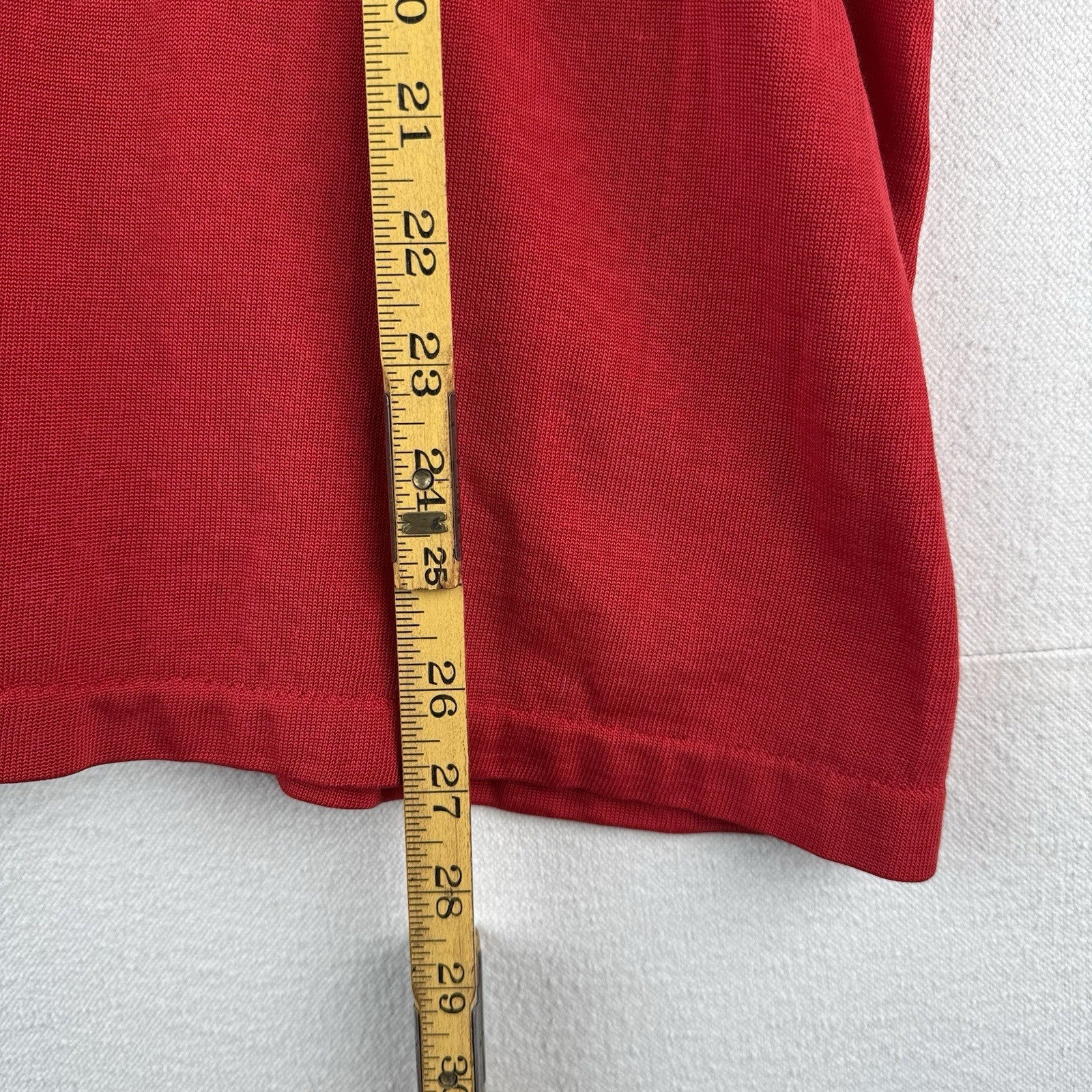 60’s Vtg Rawlings Jersey Ringer Shirt Stripe Red White Blue XL Rayon Made USA