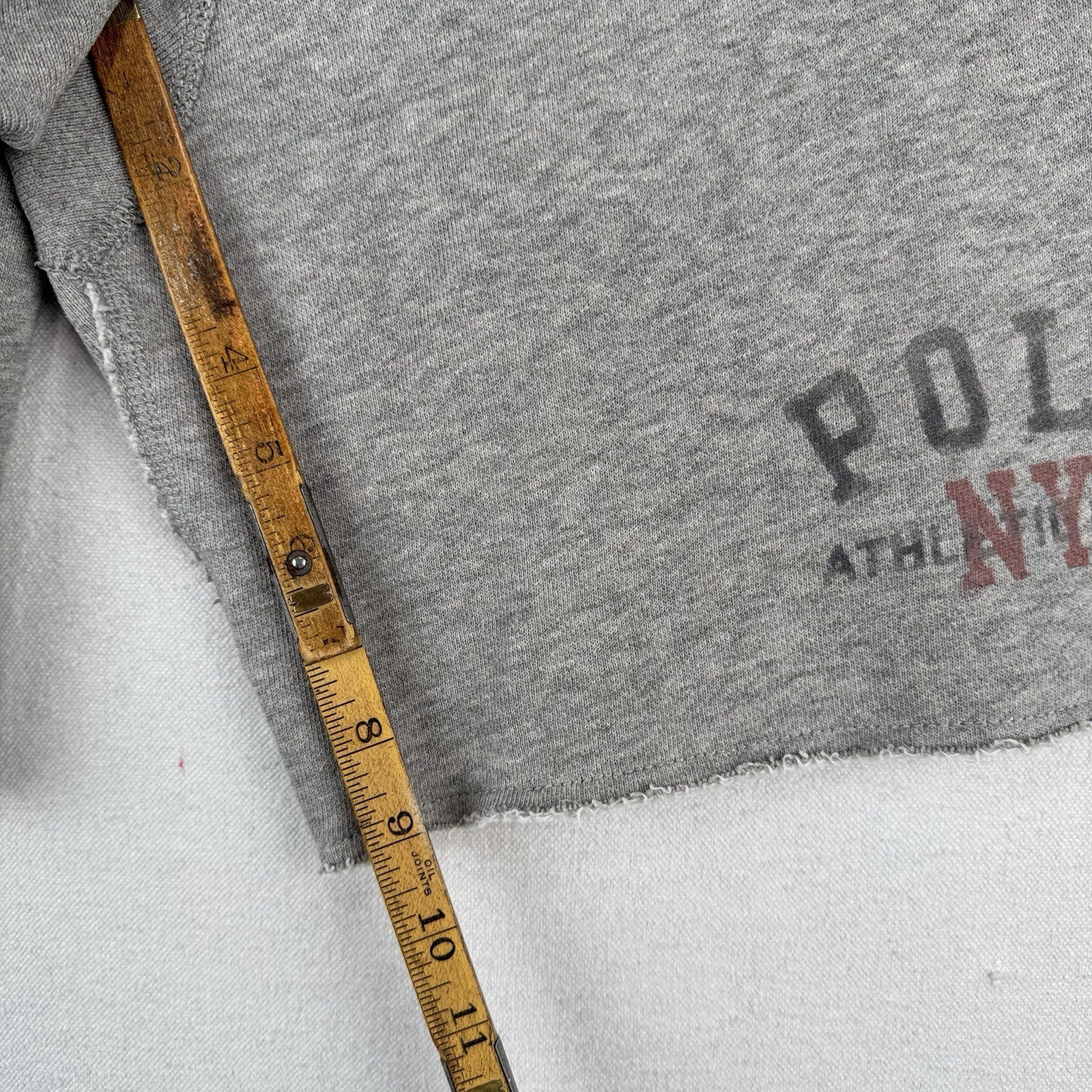 Polo Ralph Lauren Heather Grey Athletic Division 9" Fleece Sweat Shorts Men's M