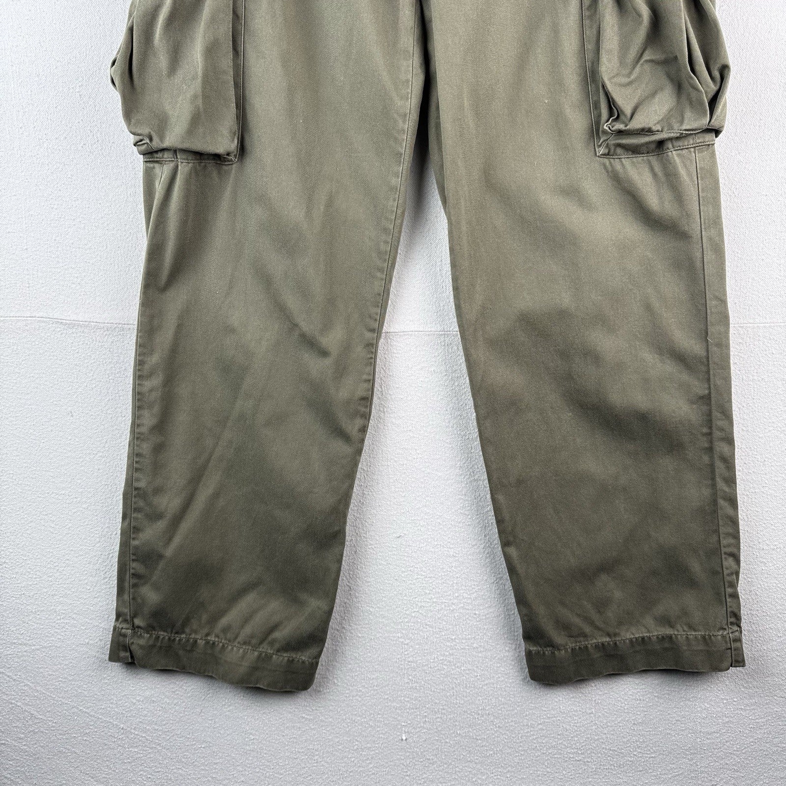 90’s Vintage Polo Ralph Lauren Boy’s 18 Cotton Khaki Cargo Tactical Pants Green