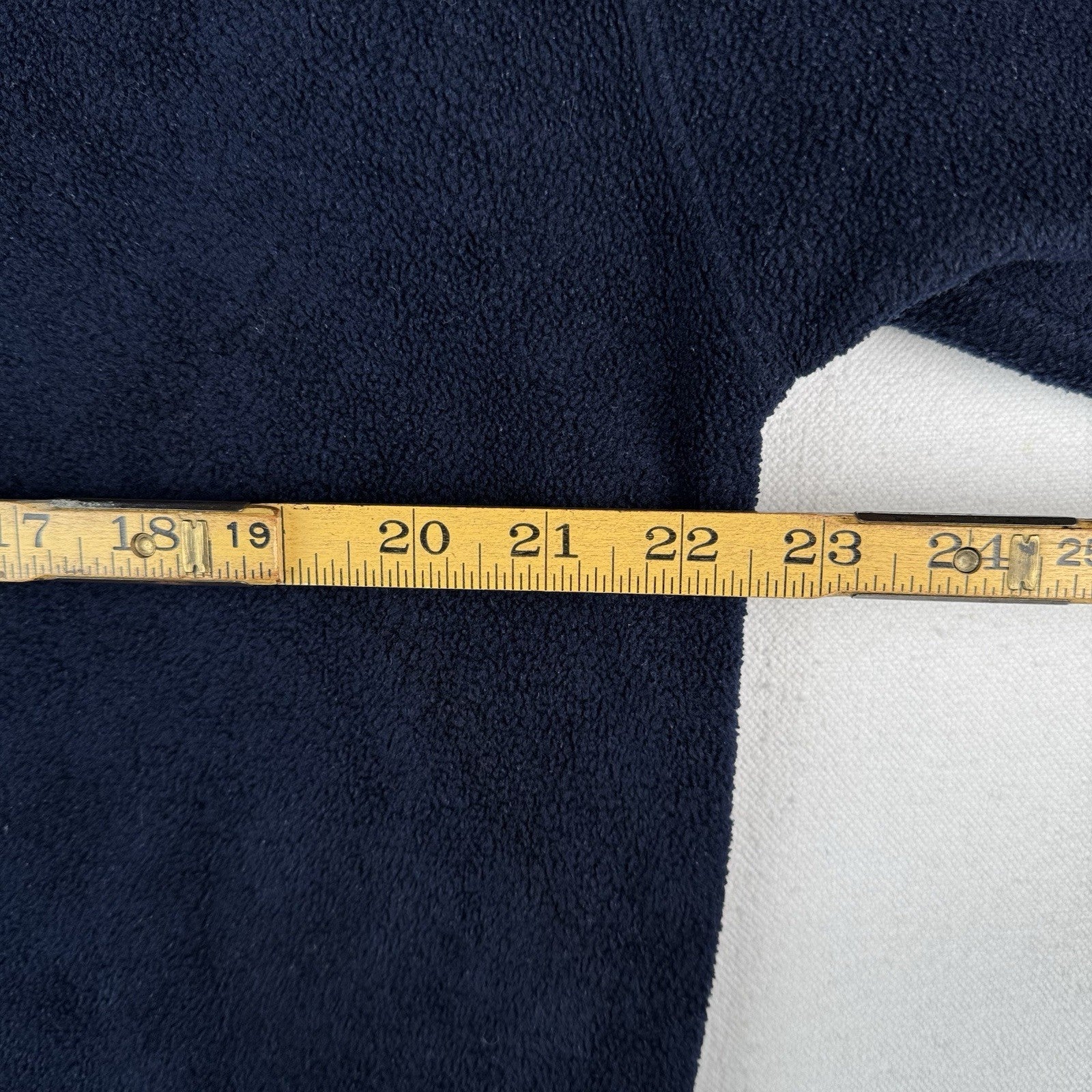 90’s Vtg Champion V-neck Fleece Sweatshirt Pullover Men’s Large Blue
