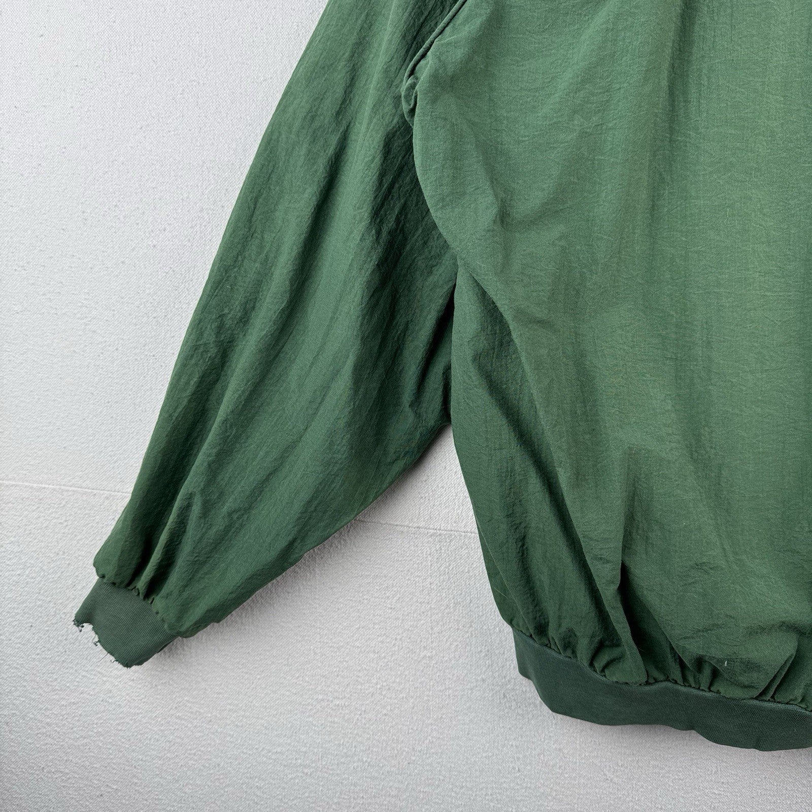 Vtg Slazenger Augusta Golf Shop Masters Windbreaker/Pullover Crewneck Green XL