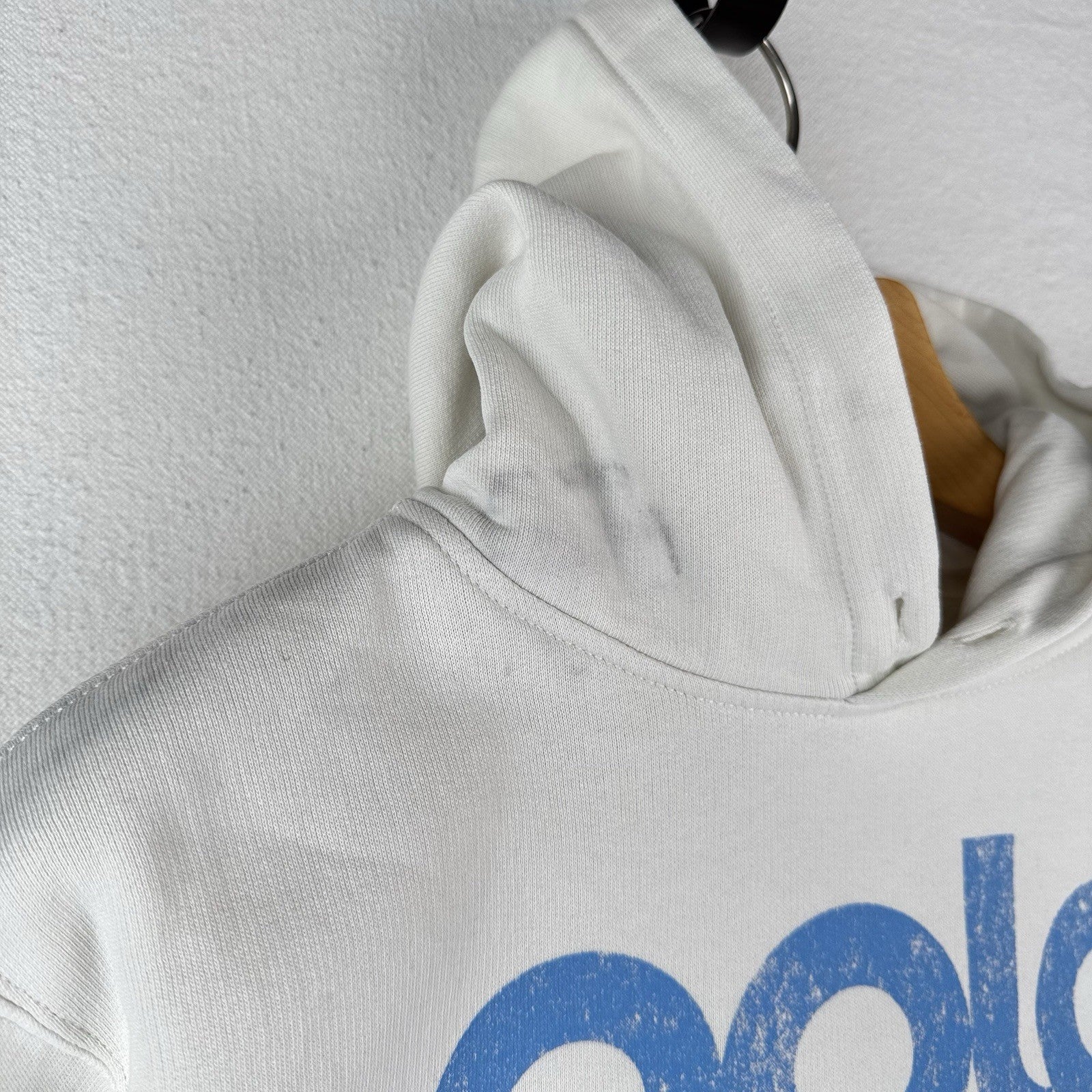 Polo Ralph Lauren Logo Wave Graphic Hoodie Women’s XS White Sun Surf *Read